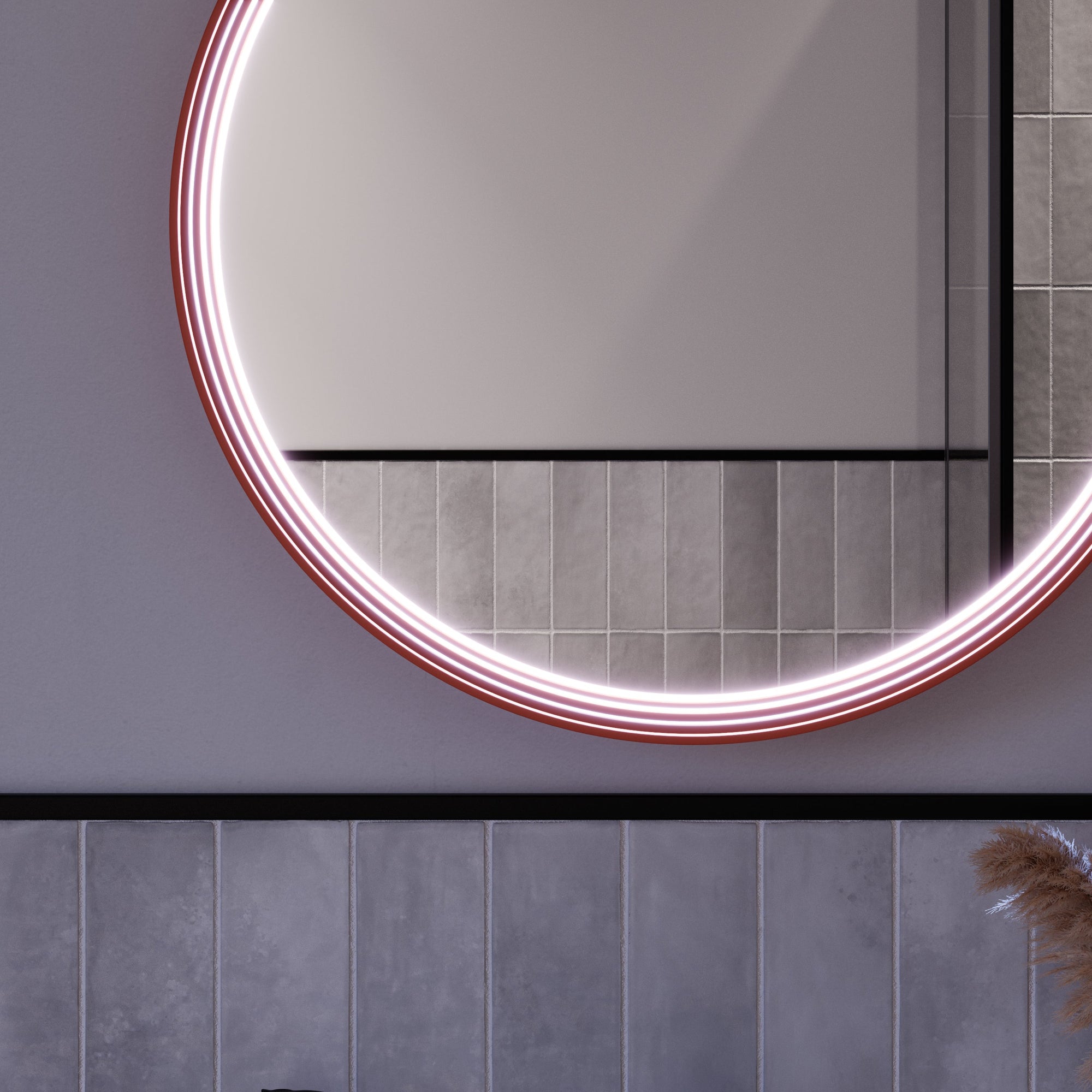 Miroir salle de bain LED BELDIVO rond - 60 cm