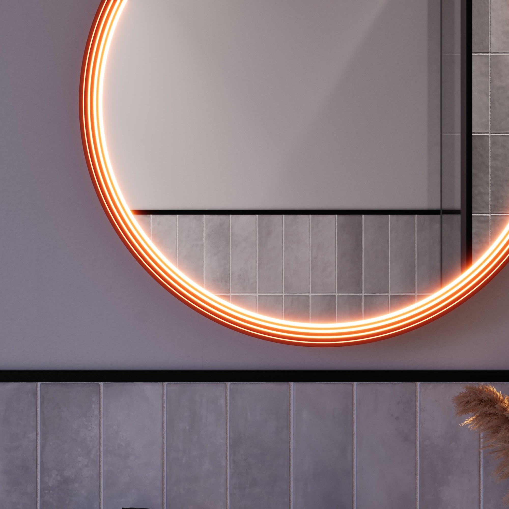 Miroir salle de bain LED BELDIVO rond - 60 cm