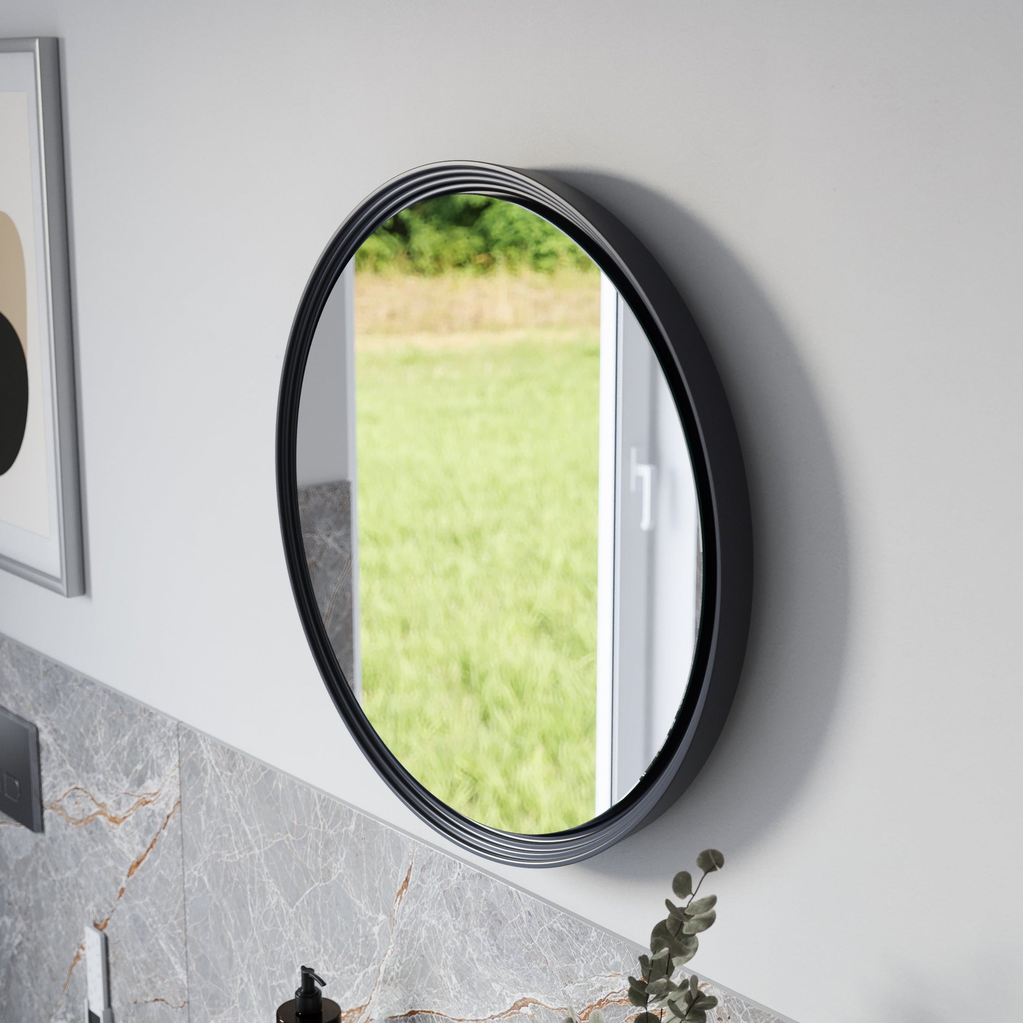 Miroir salle de bain LED BELDIVO rond - 60 cm