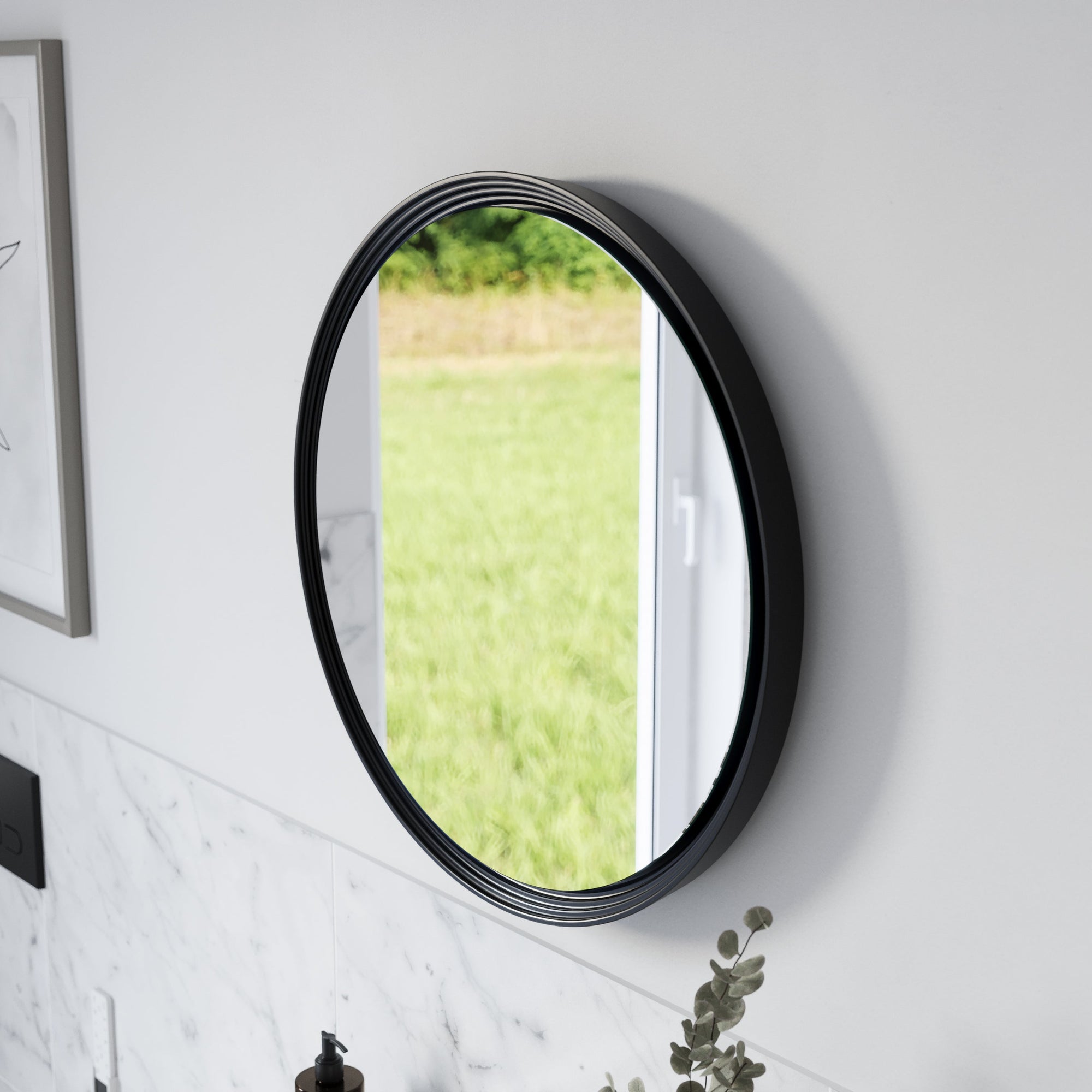 Miroir salle de bain LED BELDIVO rond - 60 cm