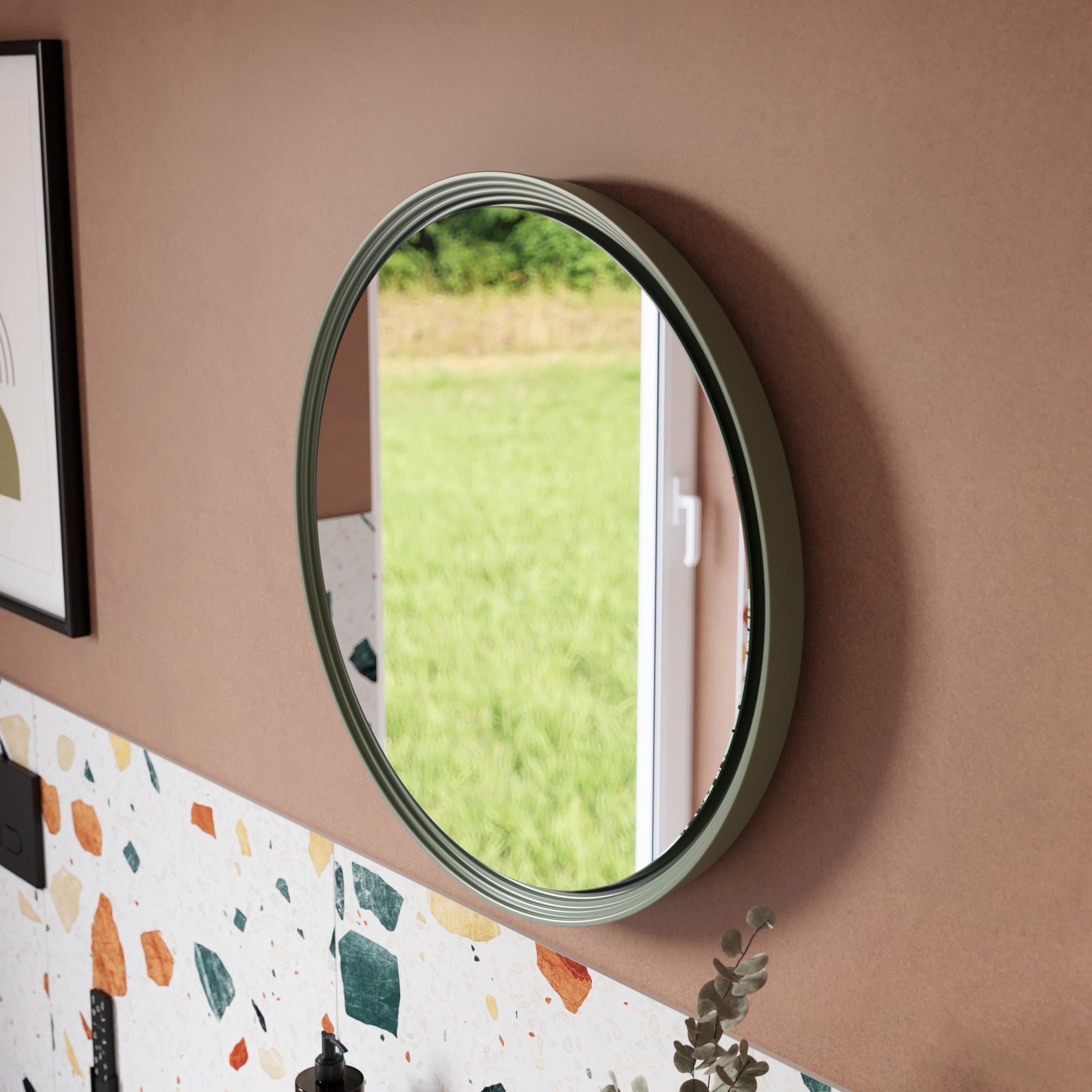 Miroir salle de bain LED BELDIVO rond - 60 cm