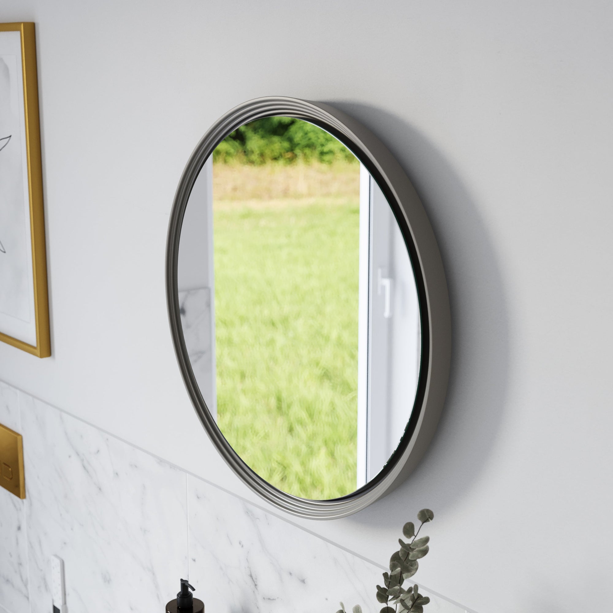 Miroir salle de bain LED BELDIVO rond - 60 cm