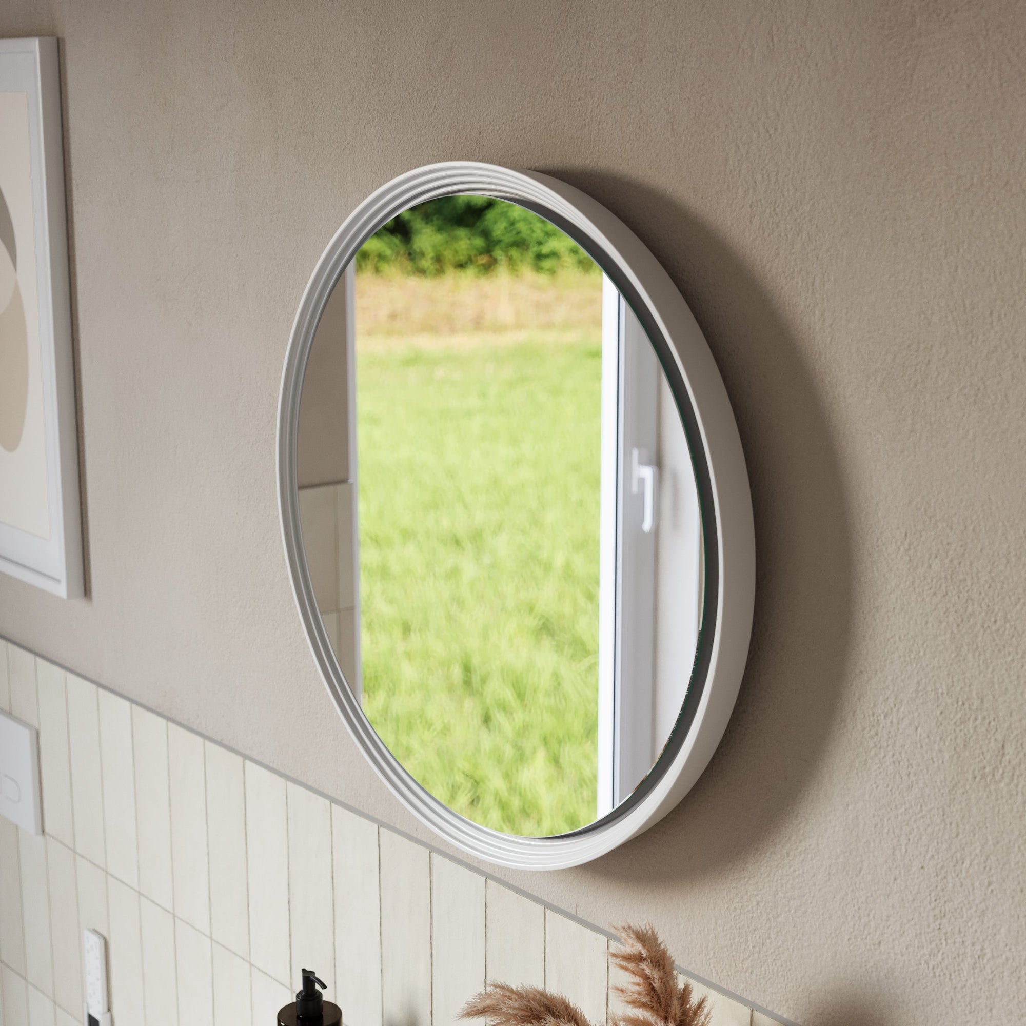 Miroir salle de bain LED BELDIVO rond - 60 cm