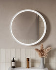 Miroir salle de bain LED BELDIVO rond - 60 cm