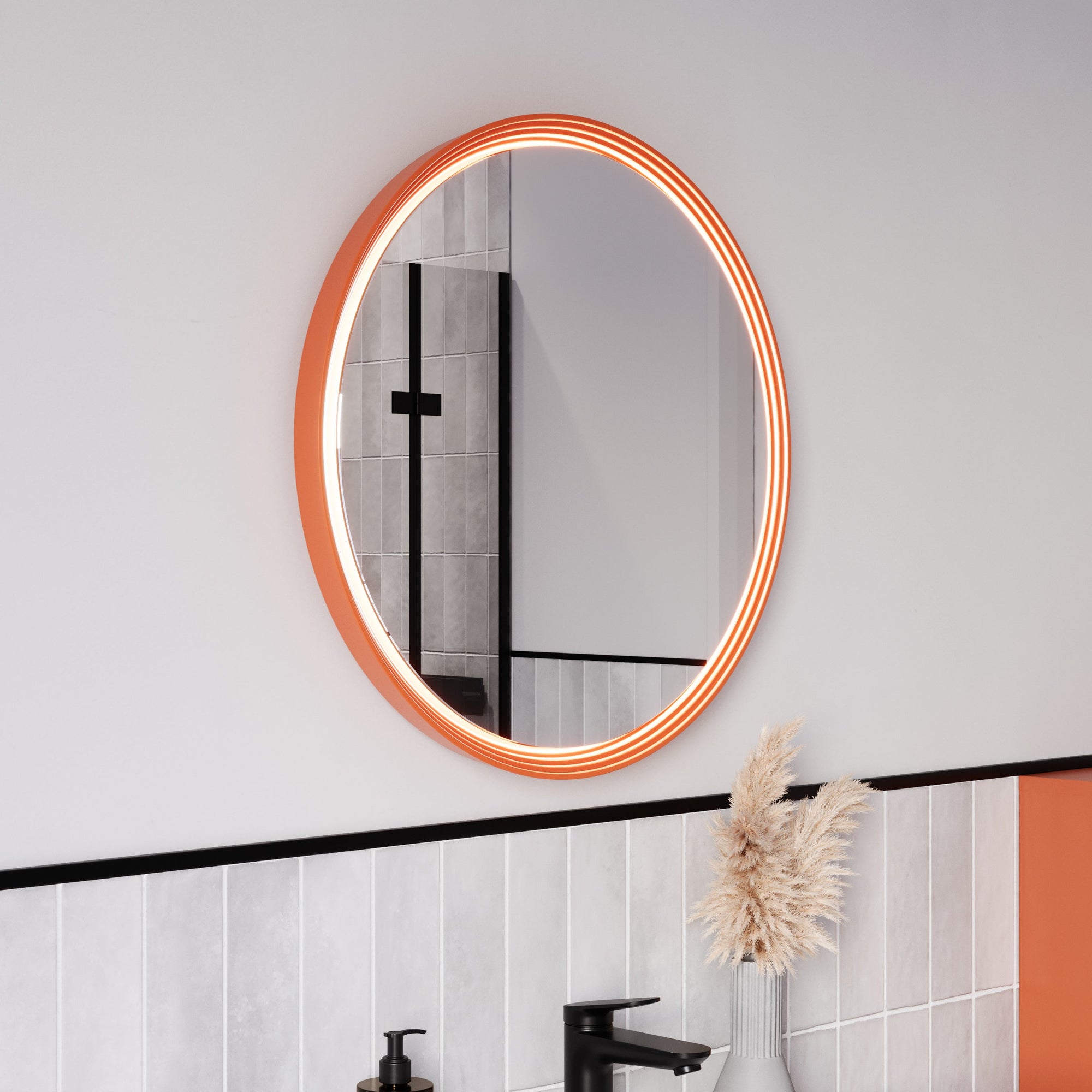 Miroir salle de bain LED BELDIVO rond - 60 cm