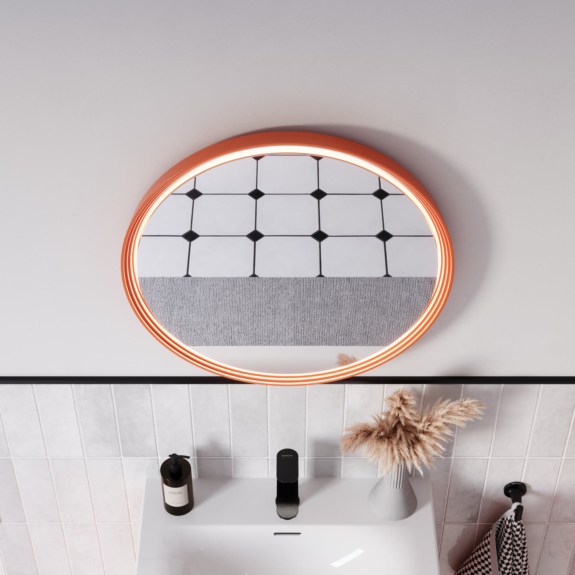 Miroir salle de bain LED BELDIVO rond - 60 cm