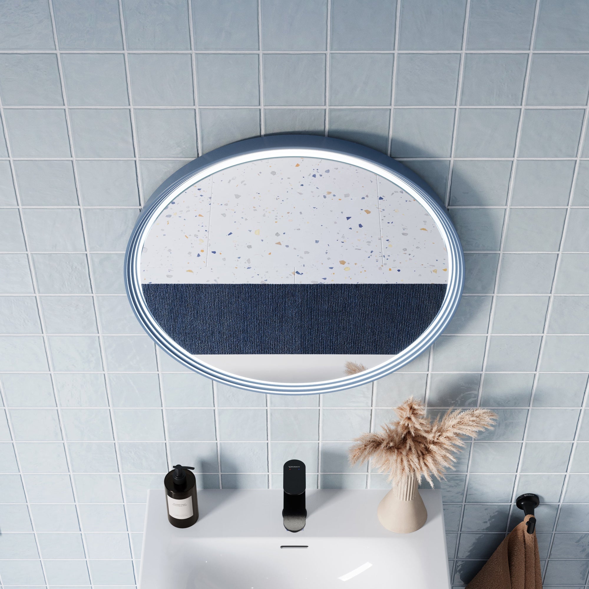 Miroir salle de bain LED BELDIVO rond - 60 cm