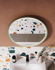 Miroir salle de bain LED BELDIVO rond - 60 cm
