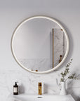 Miroir salle de bain LED BELDIVO rond - 80 cm