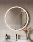 Miroir salle de bain LED BELDIVO rond - 80 cm