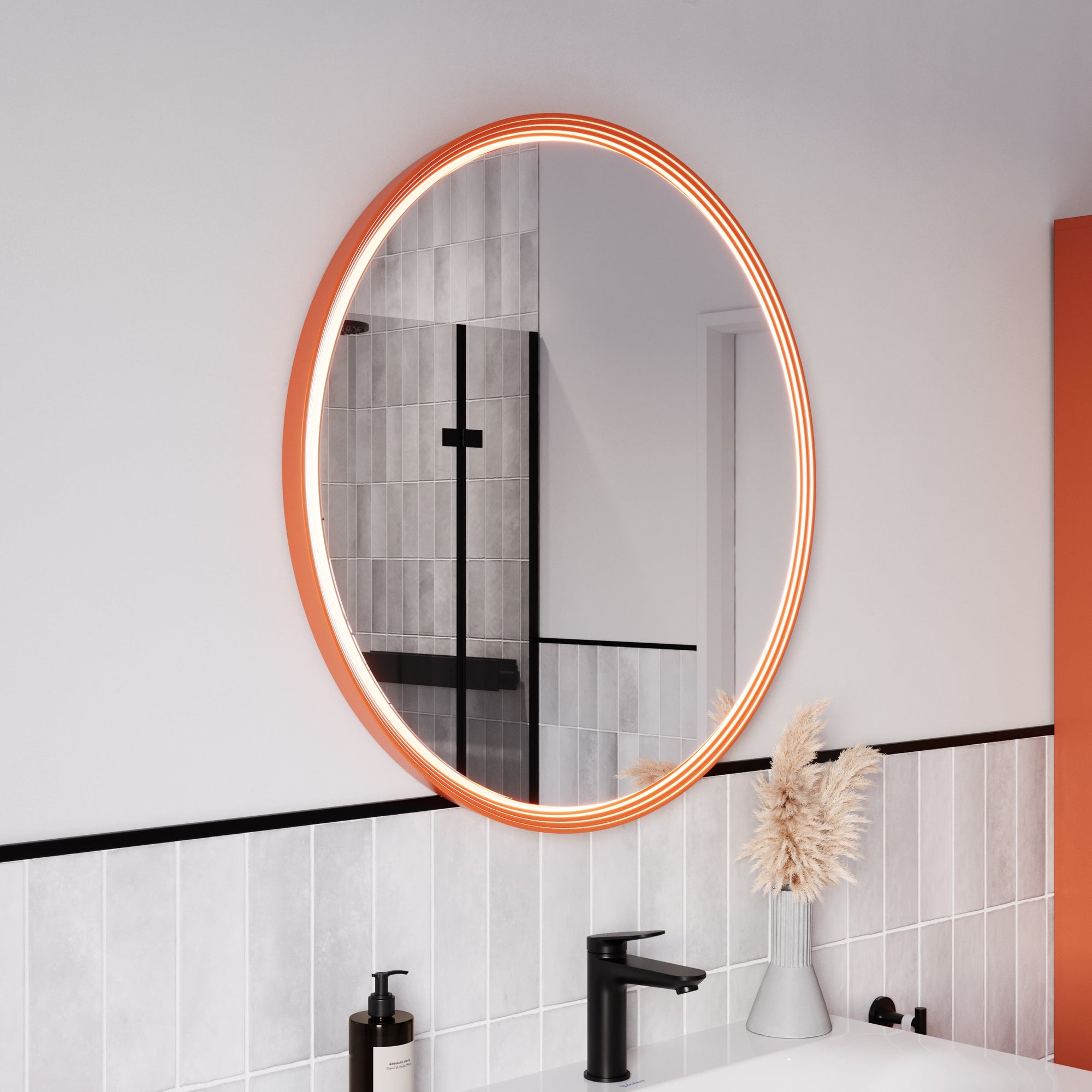 Miroir salle de bain LED BELDIVO rond - 80 cm