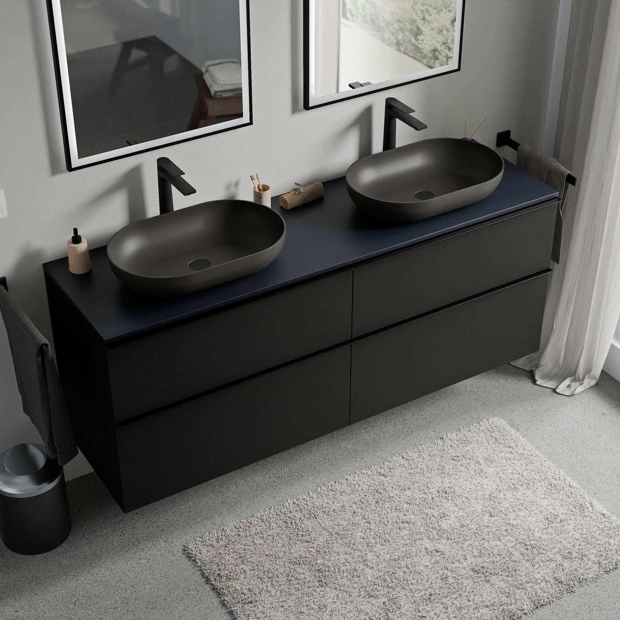 Meuble salle de bains LAVOA 160 cm