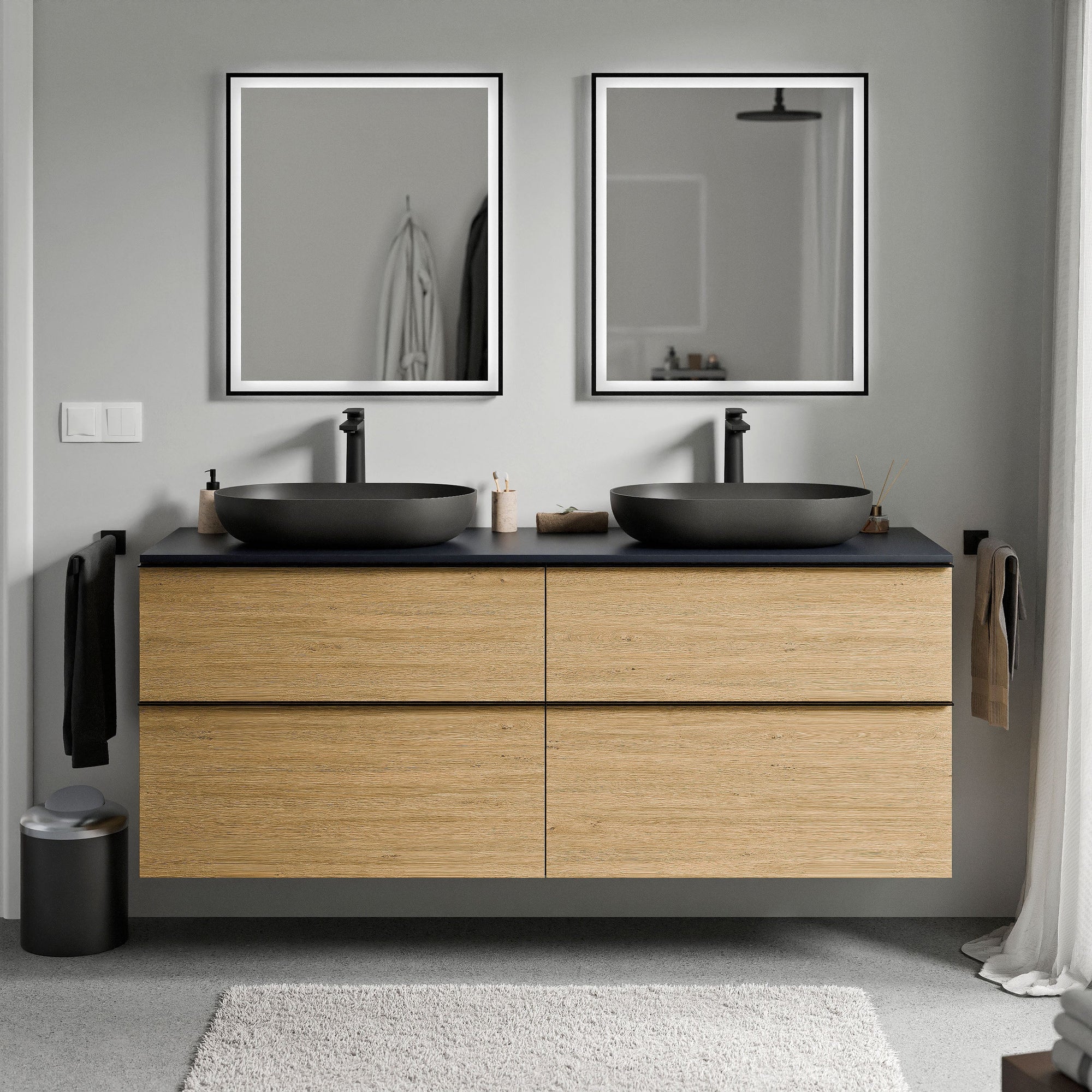 Meuble salle de bains LAVOA 160 cm