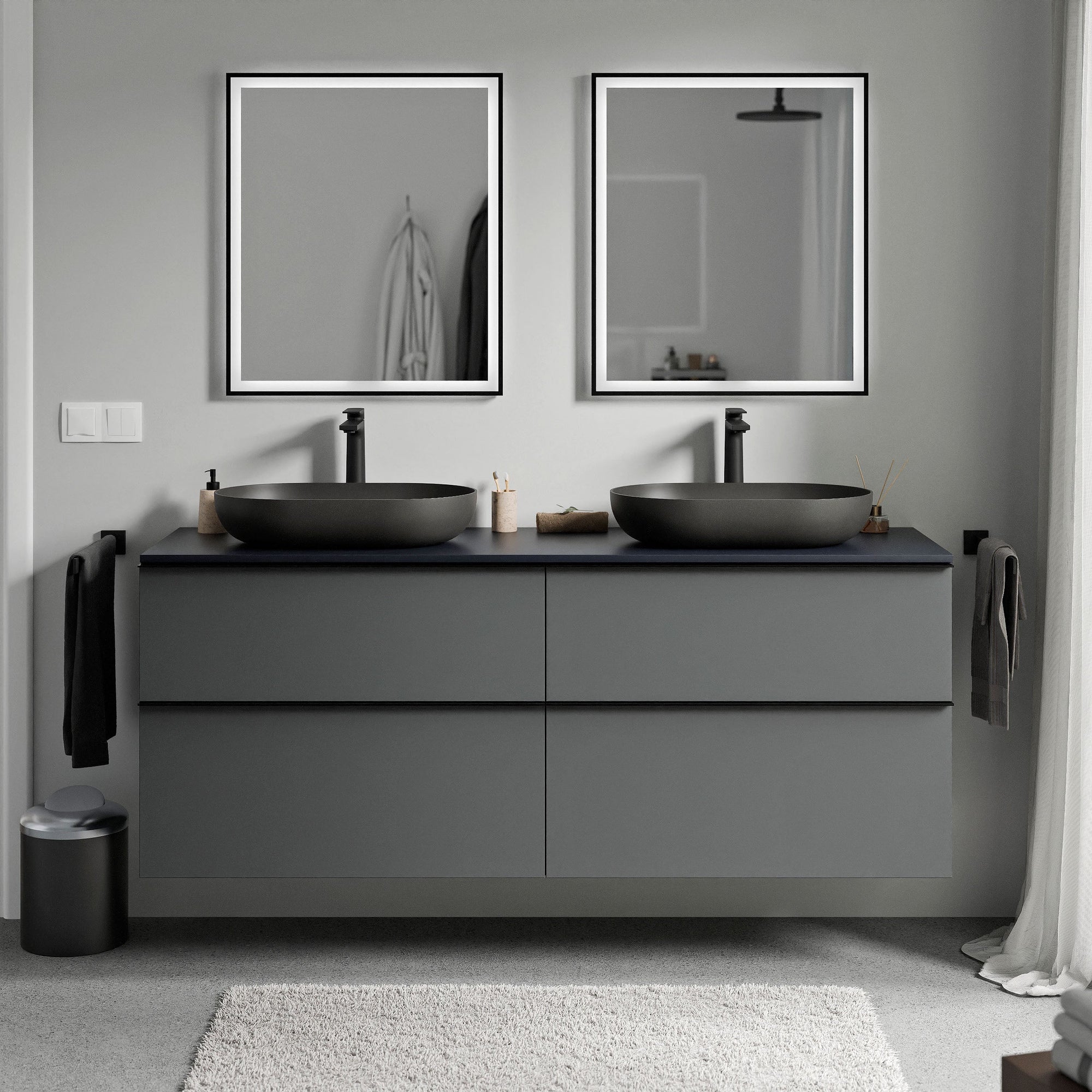 Meuble salle de bains LAVOA 160 cm