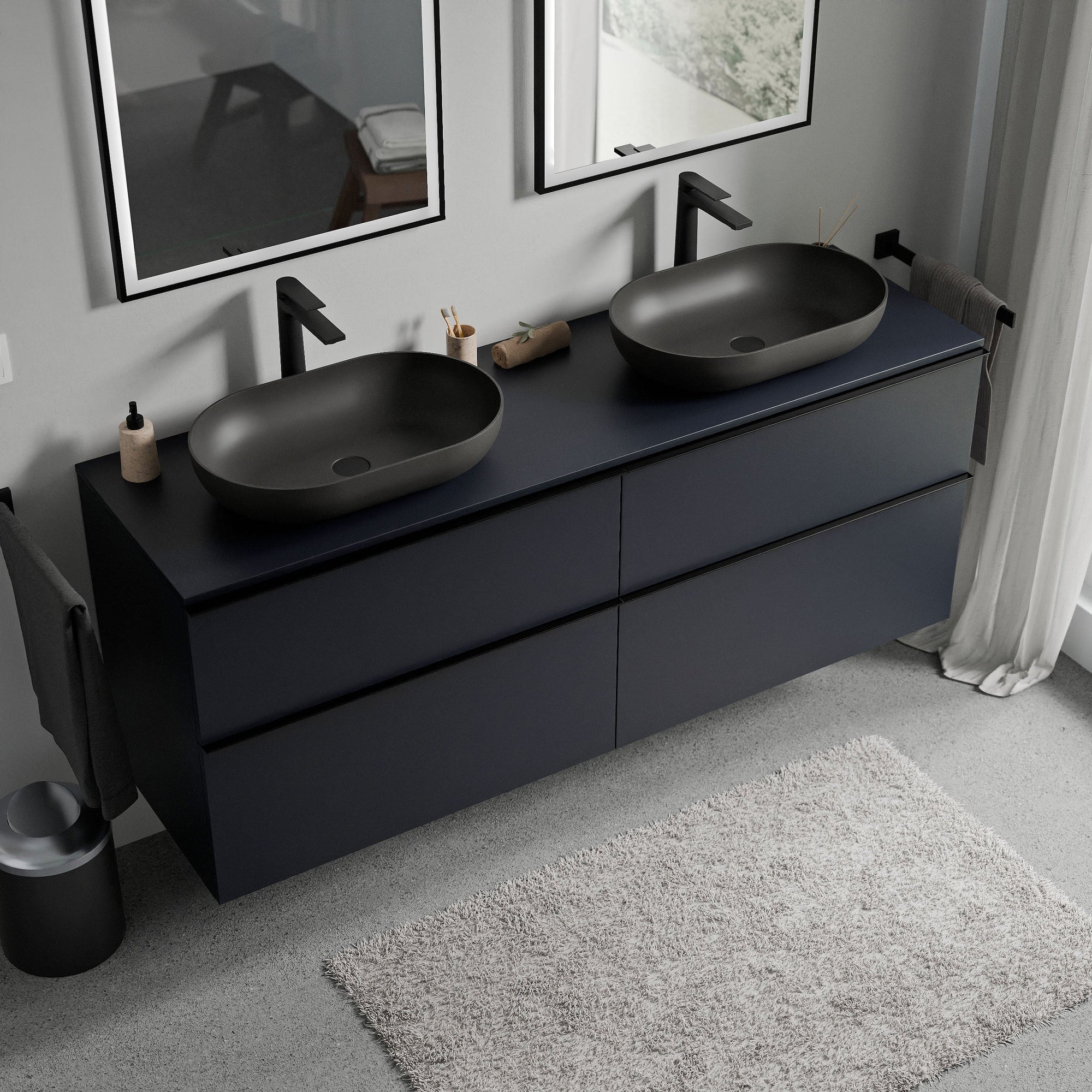 Meuble salle de bains LAVOA 160 cm