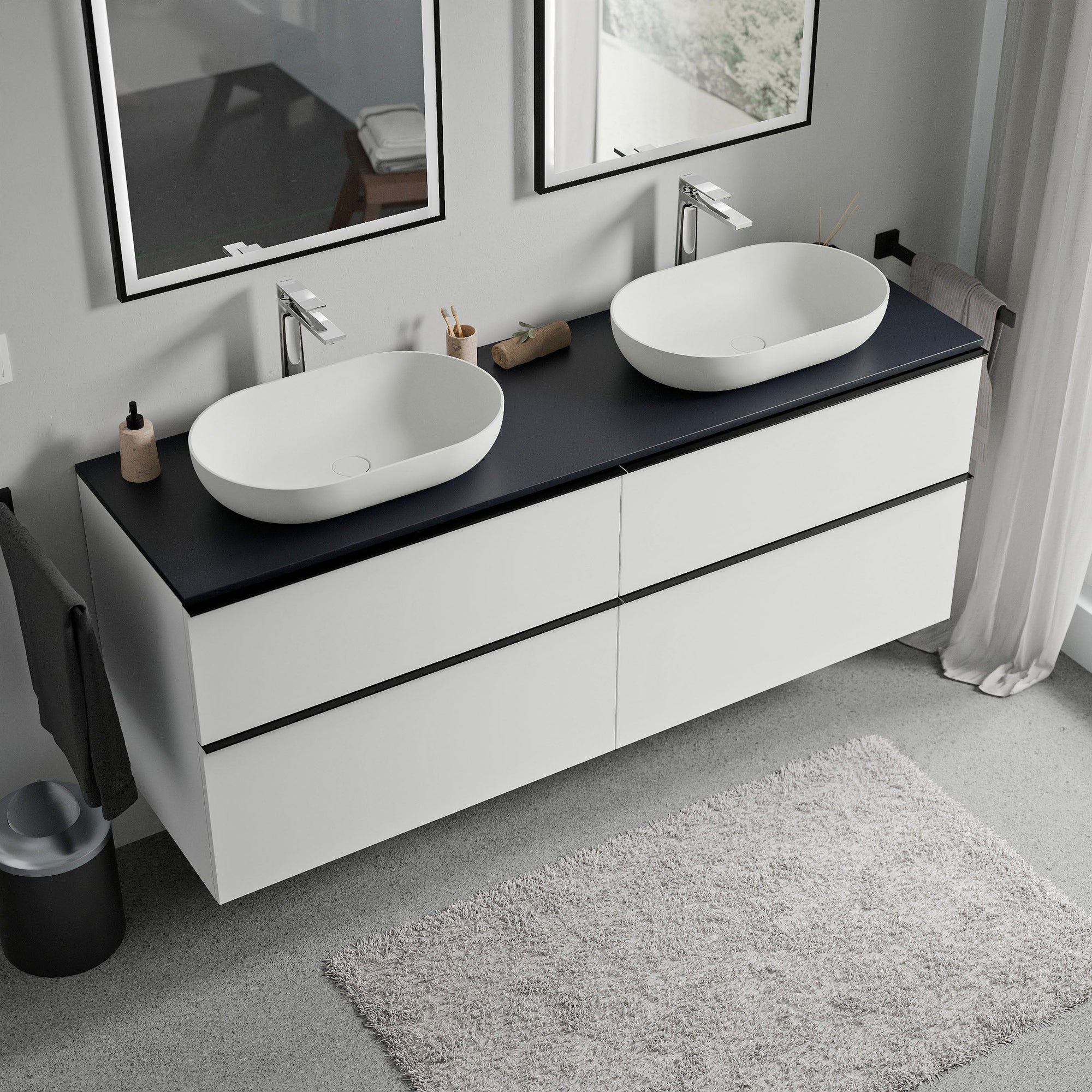Meuble salle de bains LAVOA 160 cm