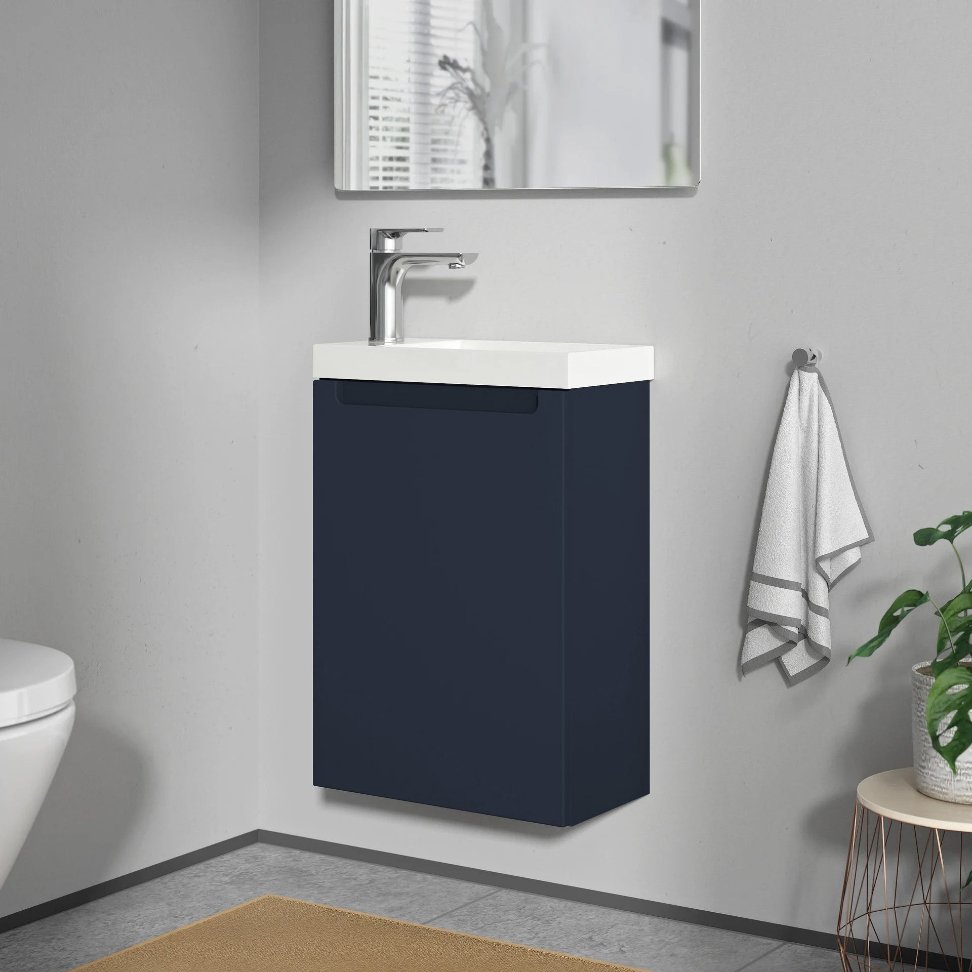 Meuble de salle de bain VIREO 40 cm avec lavabo