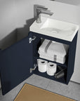 Meuble de salle de bain VIREO 40 cm avec lavabo