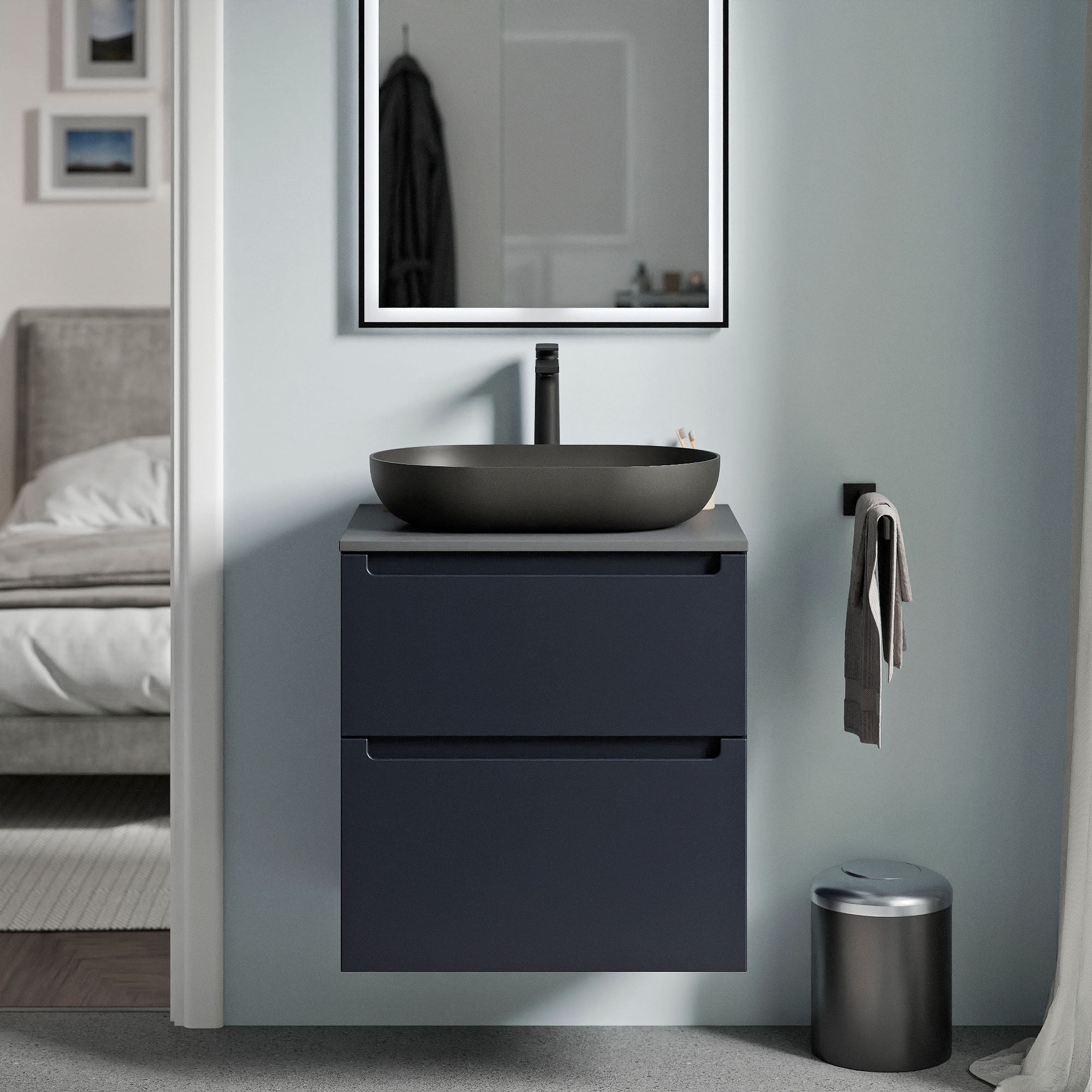 Meuble salle de bain VIREO 60 cm