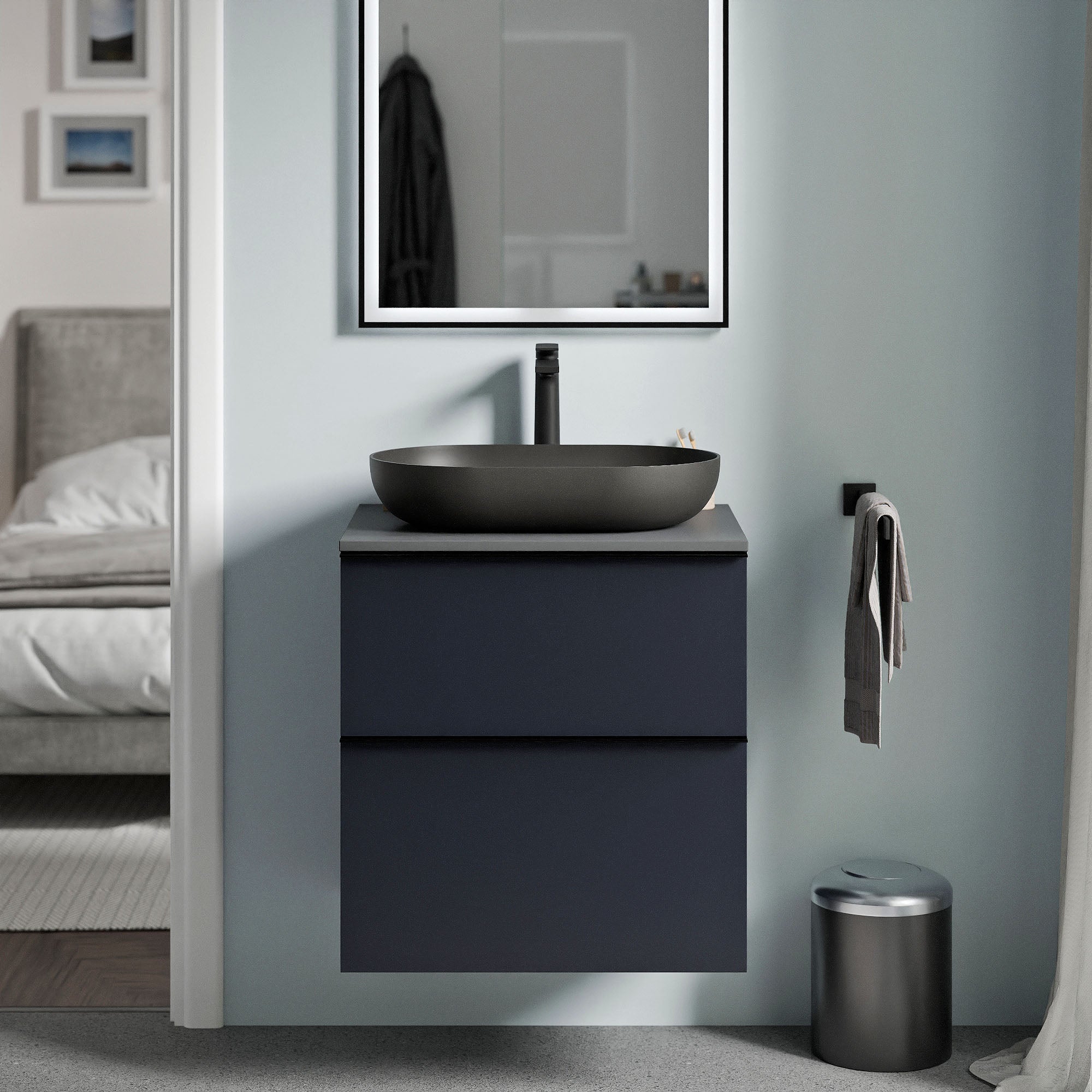 Meuble salle de bain LAVOA 60 cm