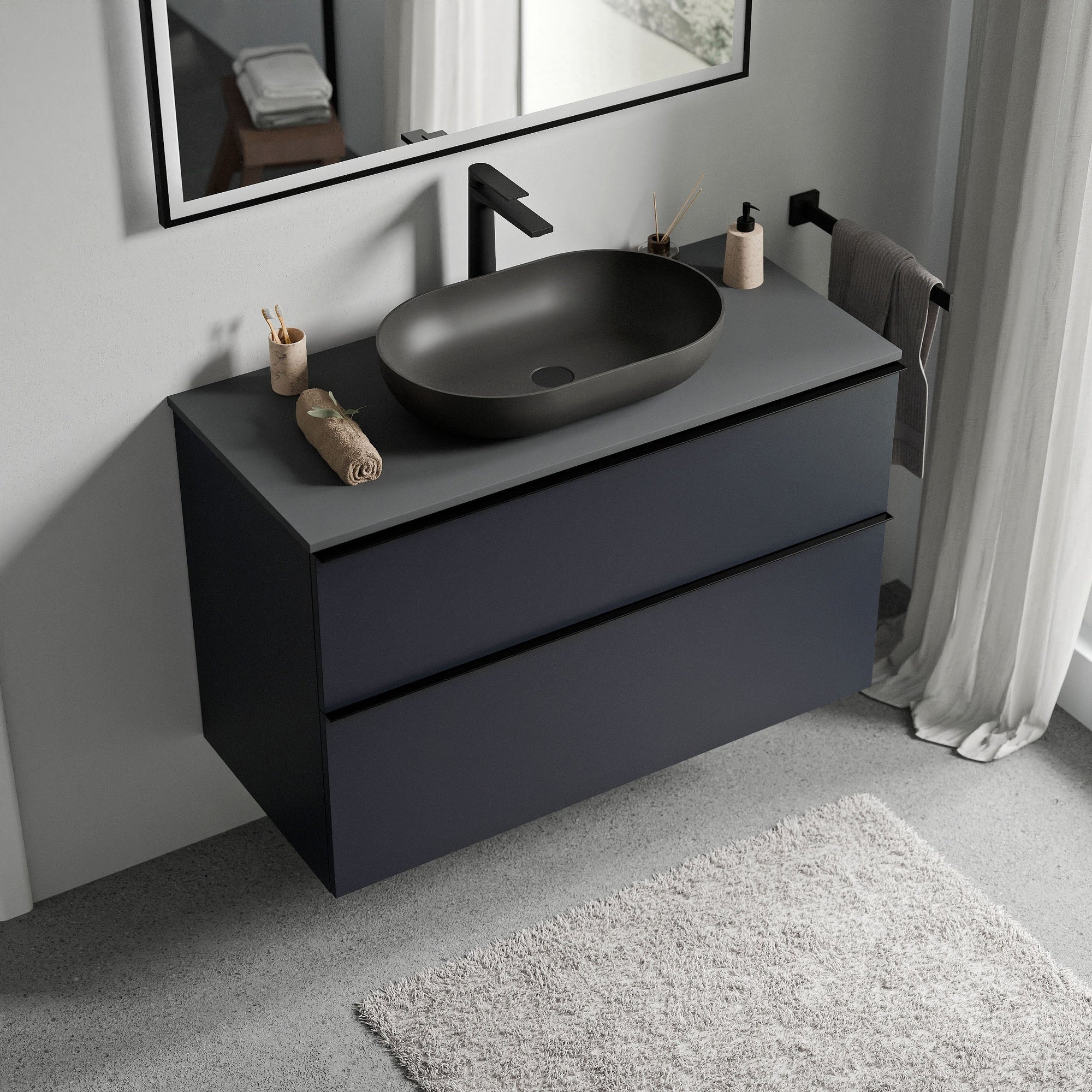 Meuble salle de bain LAVOA 100 cm