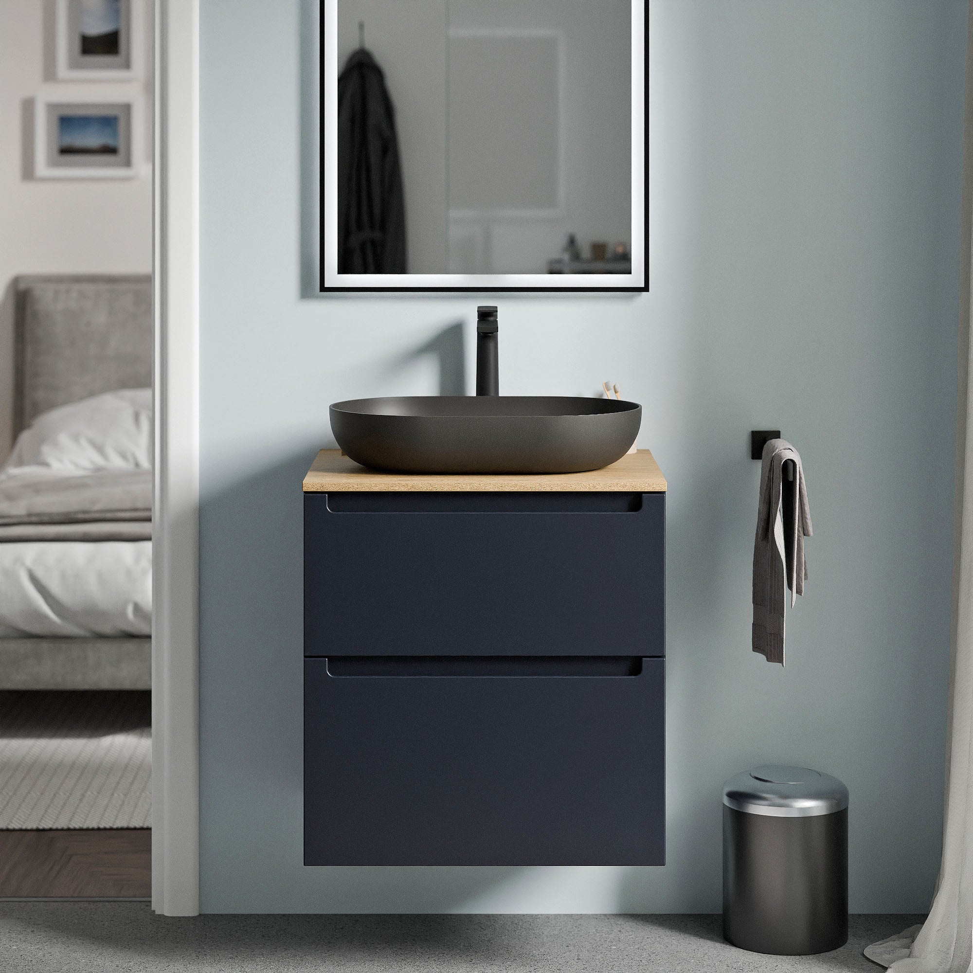 Meuble salle de bain VIREO 60 cm
