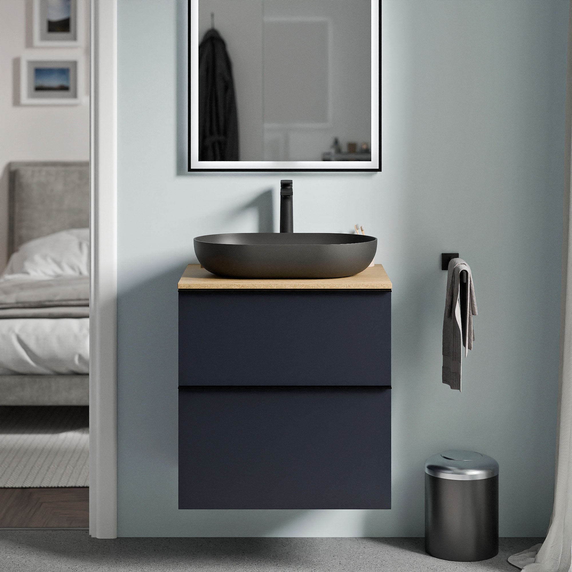 Meuble salle de bain LAVOA 60 cm