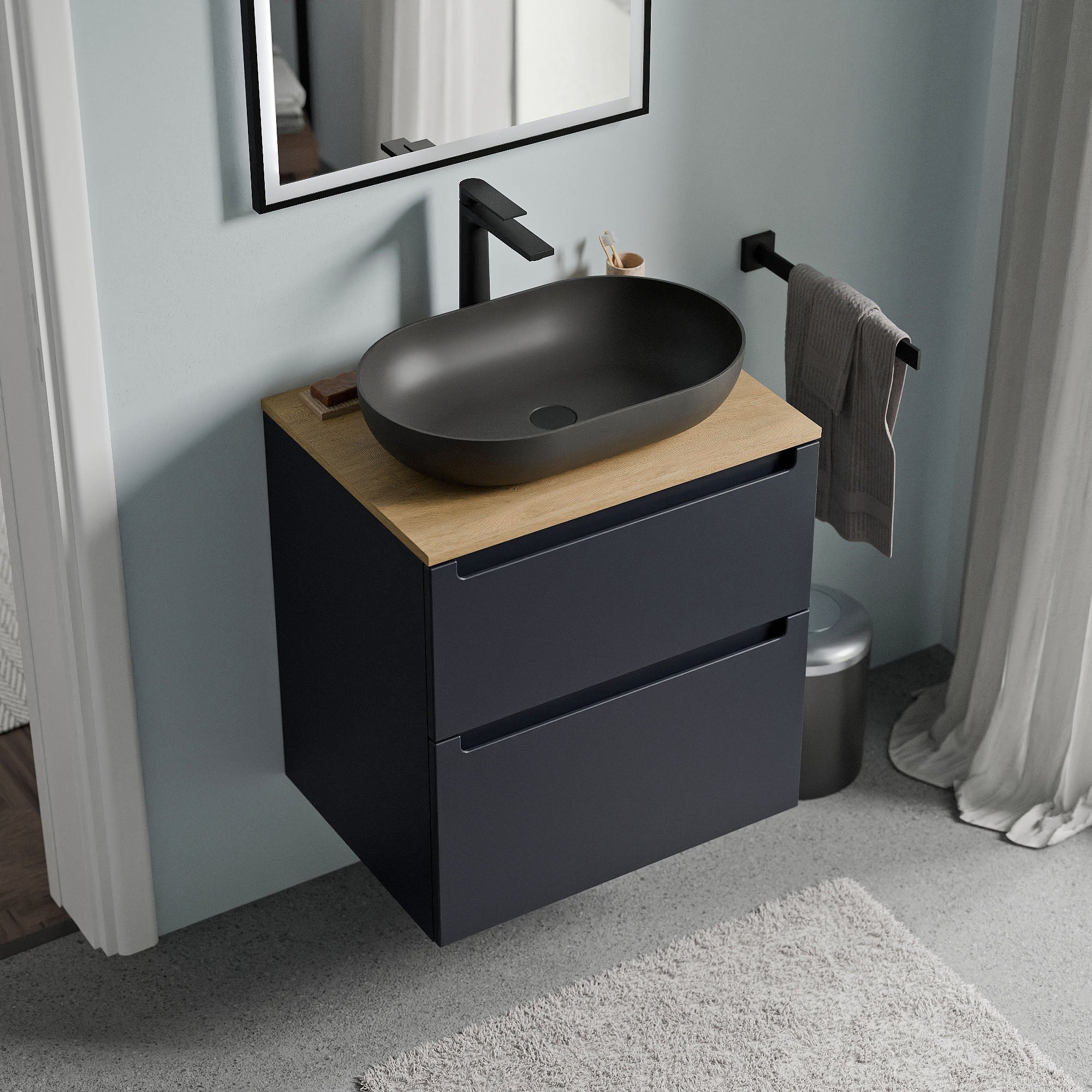 Meuble salle de bain VIREO 60 cm