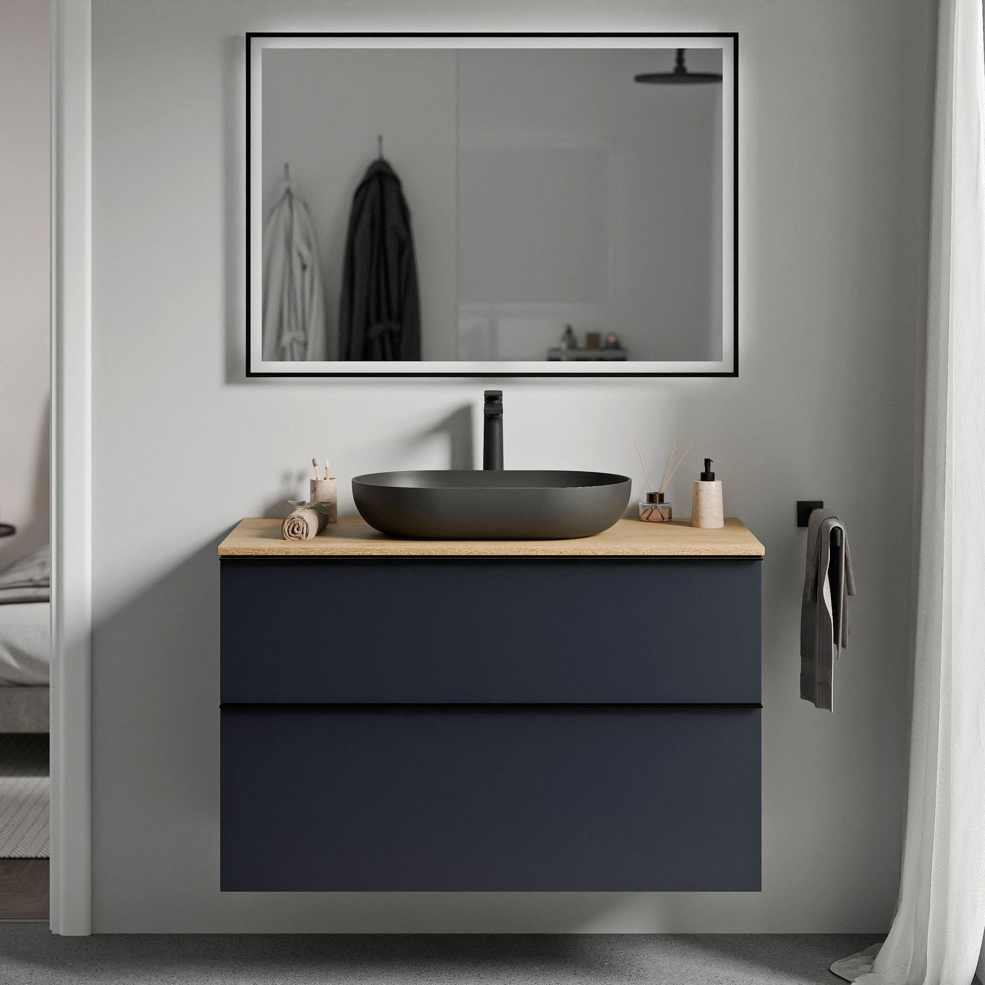 Meuble salle de bain LAVOA 100 cm