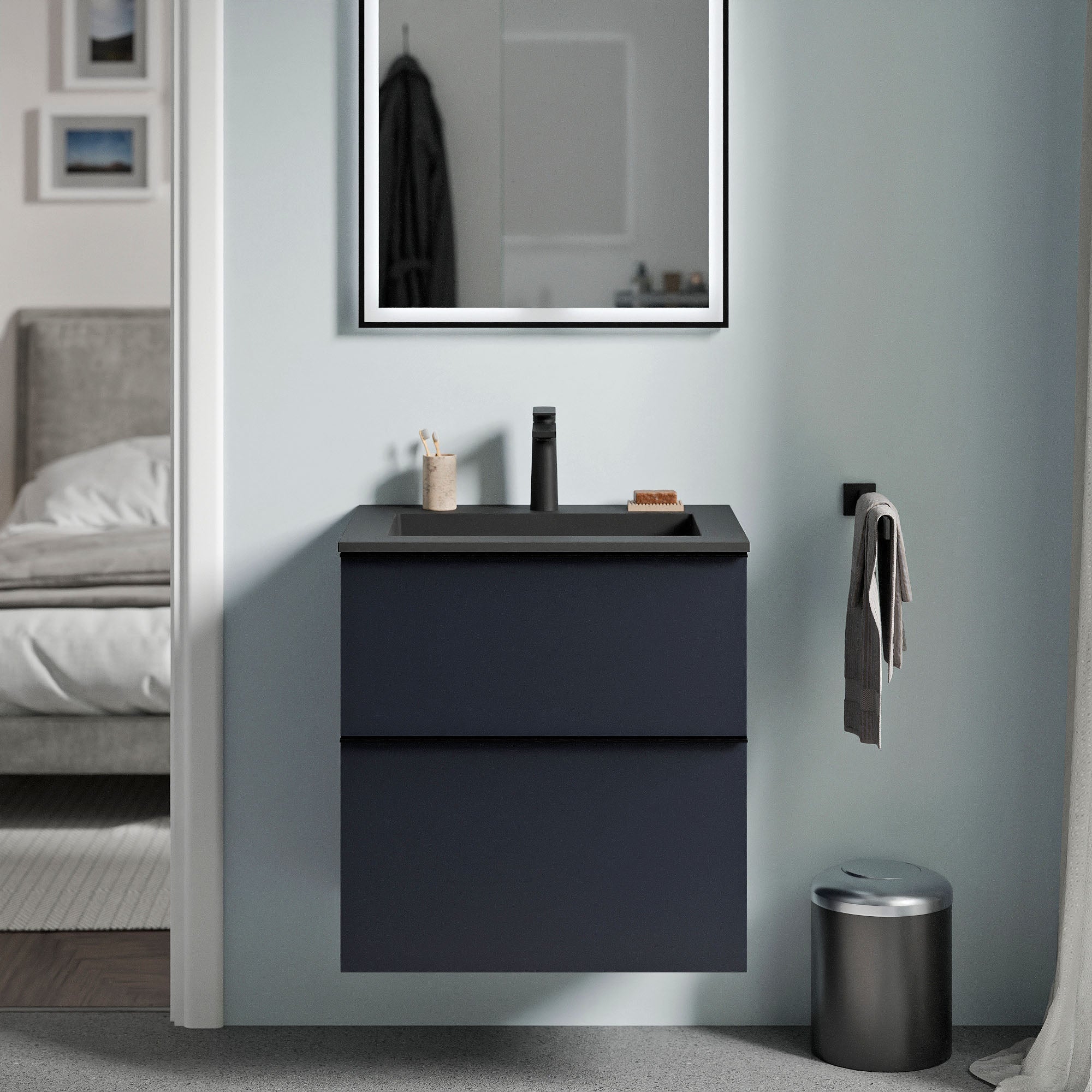 Meuble salle de bain LAVOA 60 cm