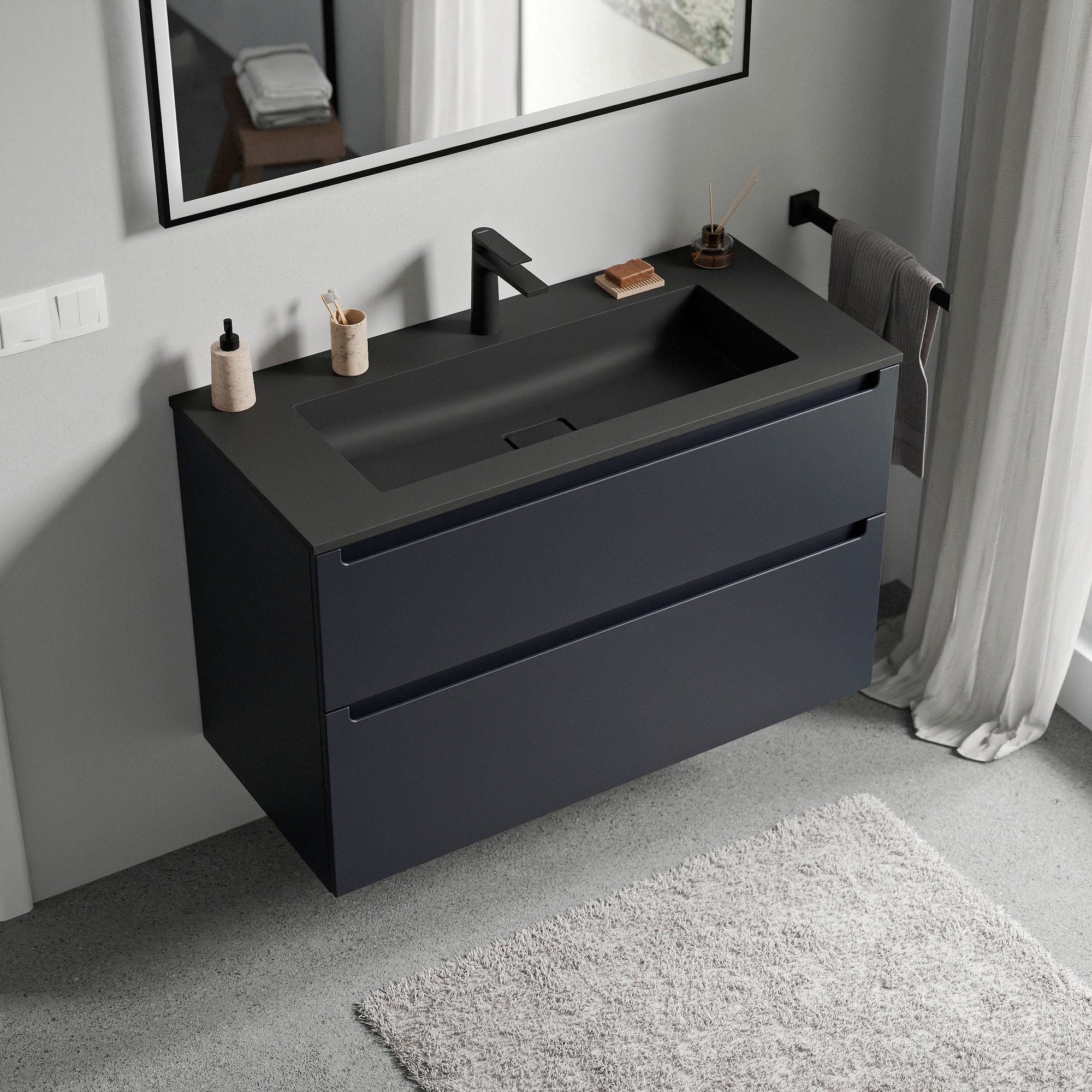 Meuble salle de bain VIREO 100 cm