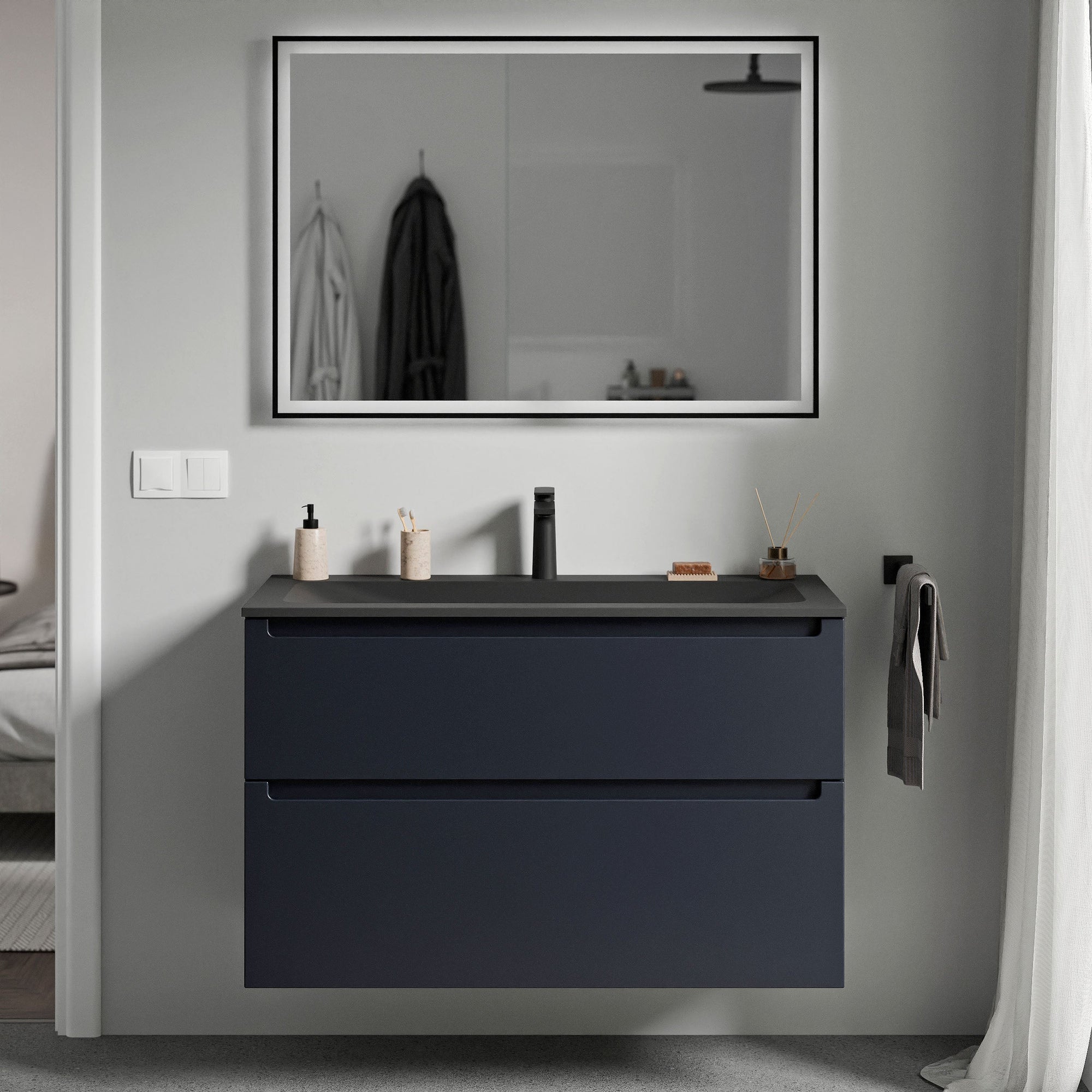 Meuble salle de bain VIREO 80 cm