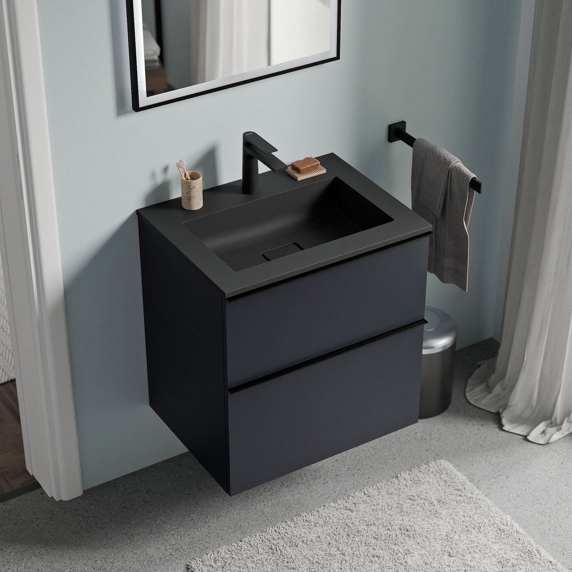 Meuble salle de bain LAVOA 60 cm