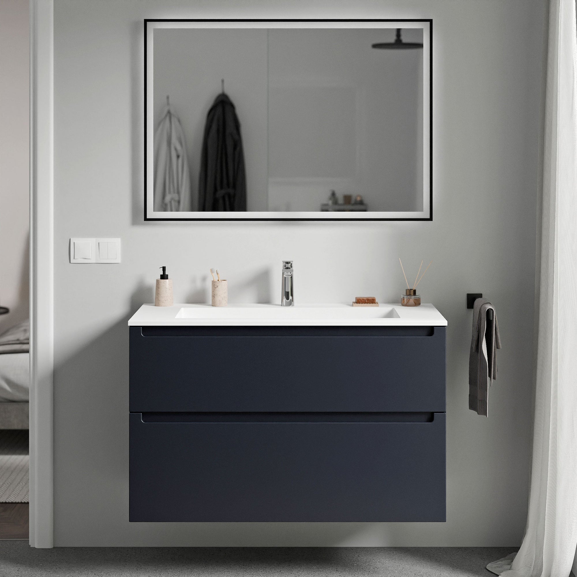 Meuble salle de bain VIREO 80 cm