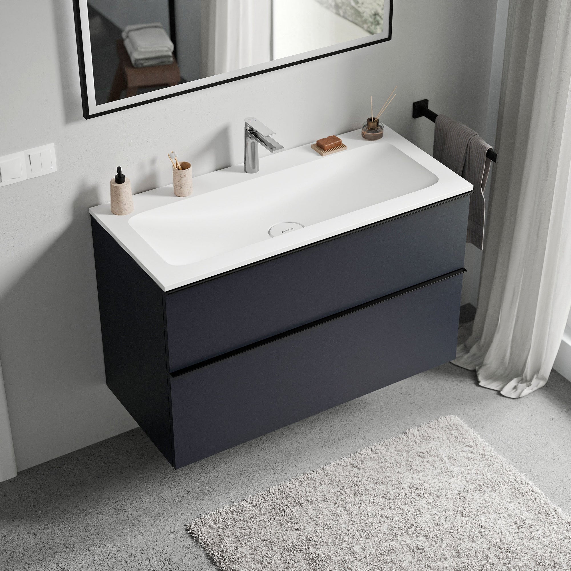 Meuble salle de bain LAVOA 100 cm