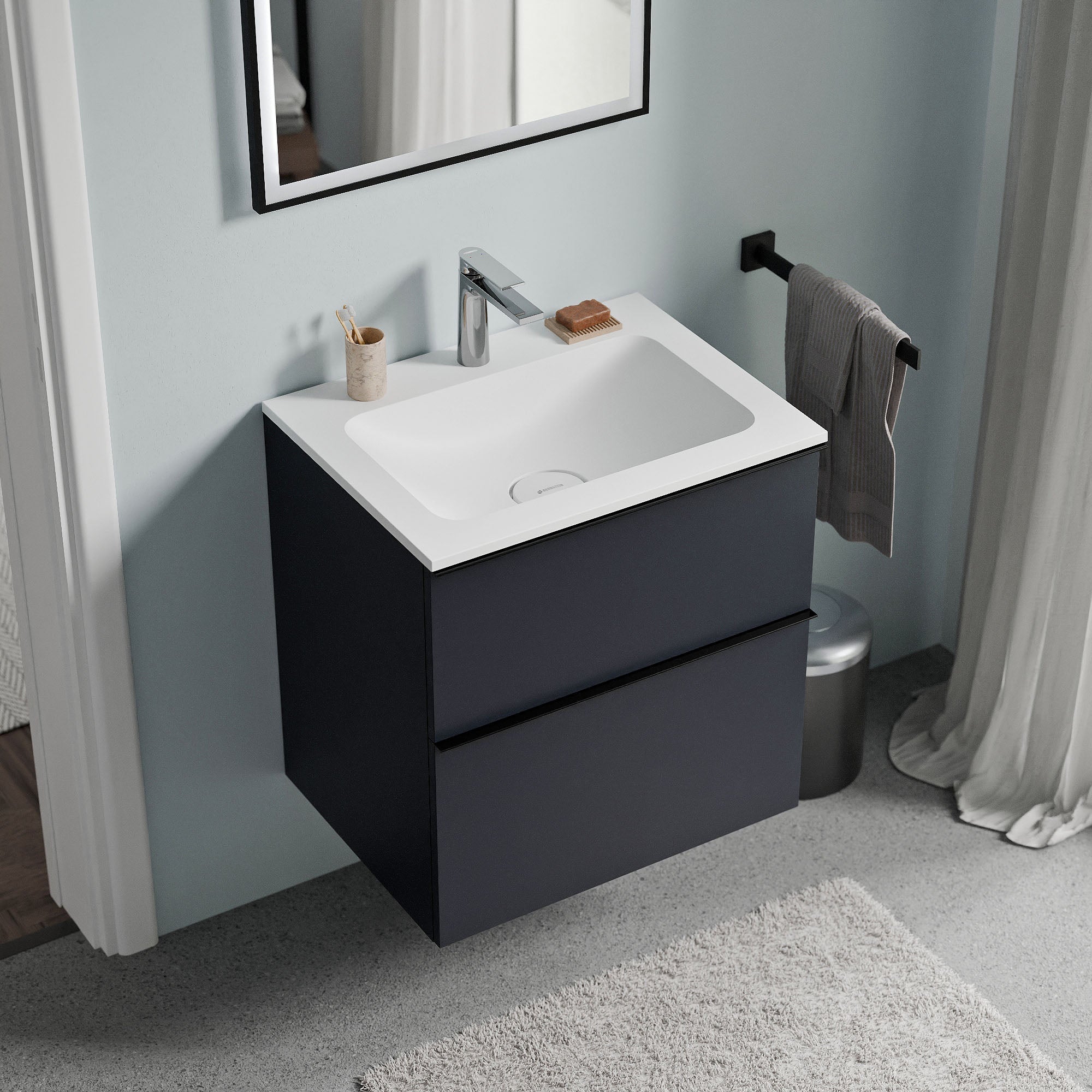 Meuble salle de bain LAVOA 60 cm