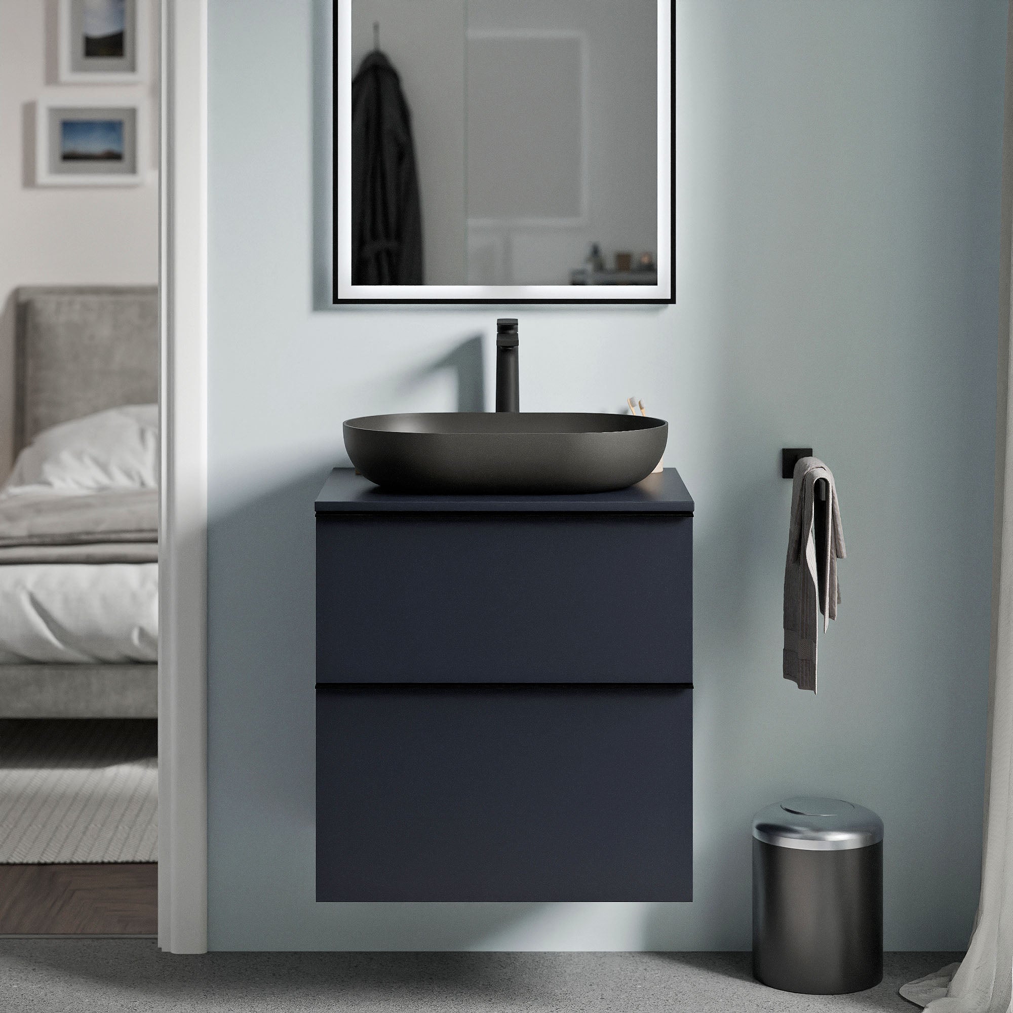 Meuble salle de bain LAVOA 60 cm