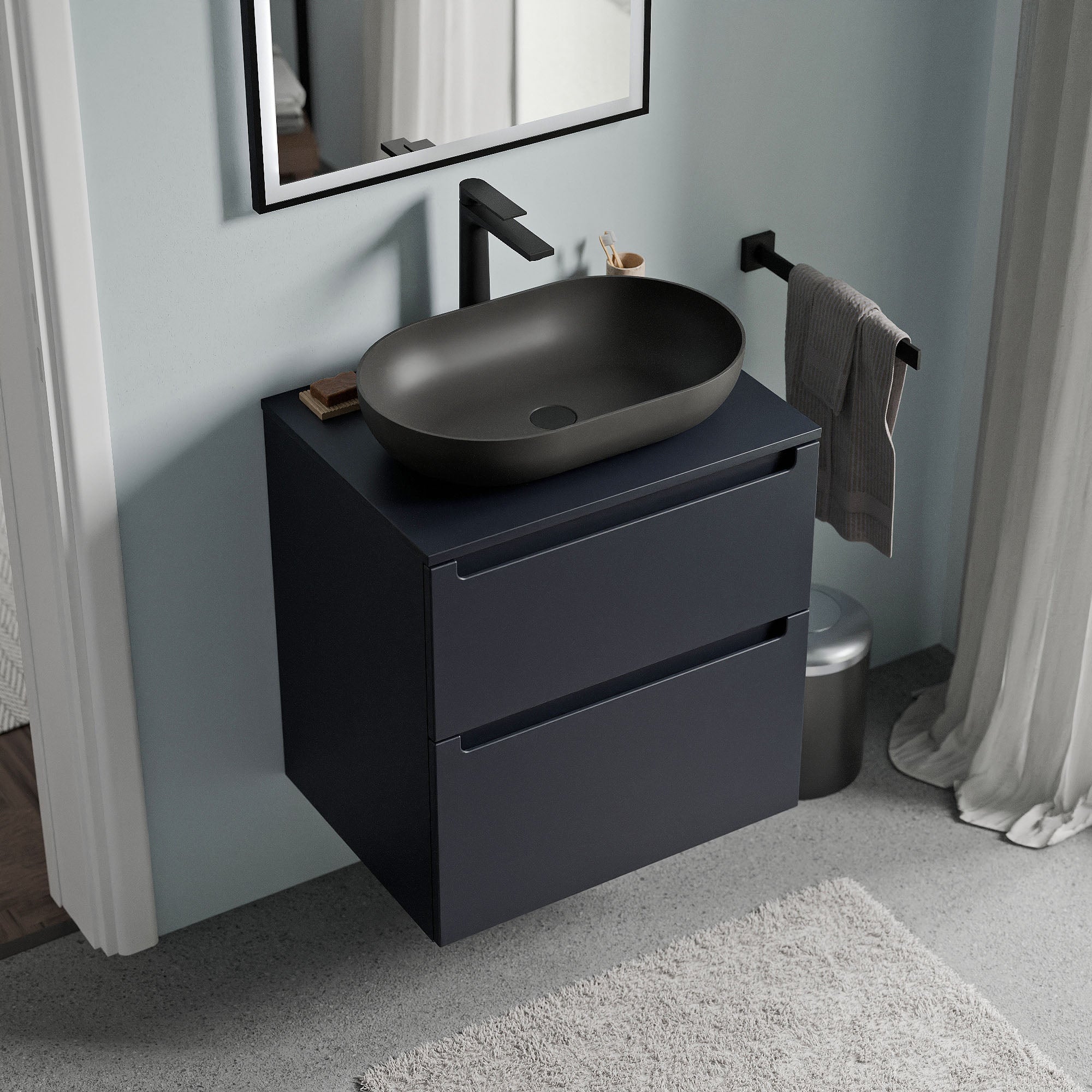 Meuble salle de bain VIREO 60 cm