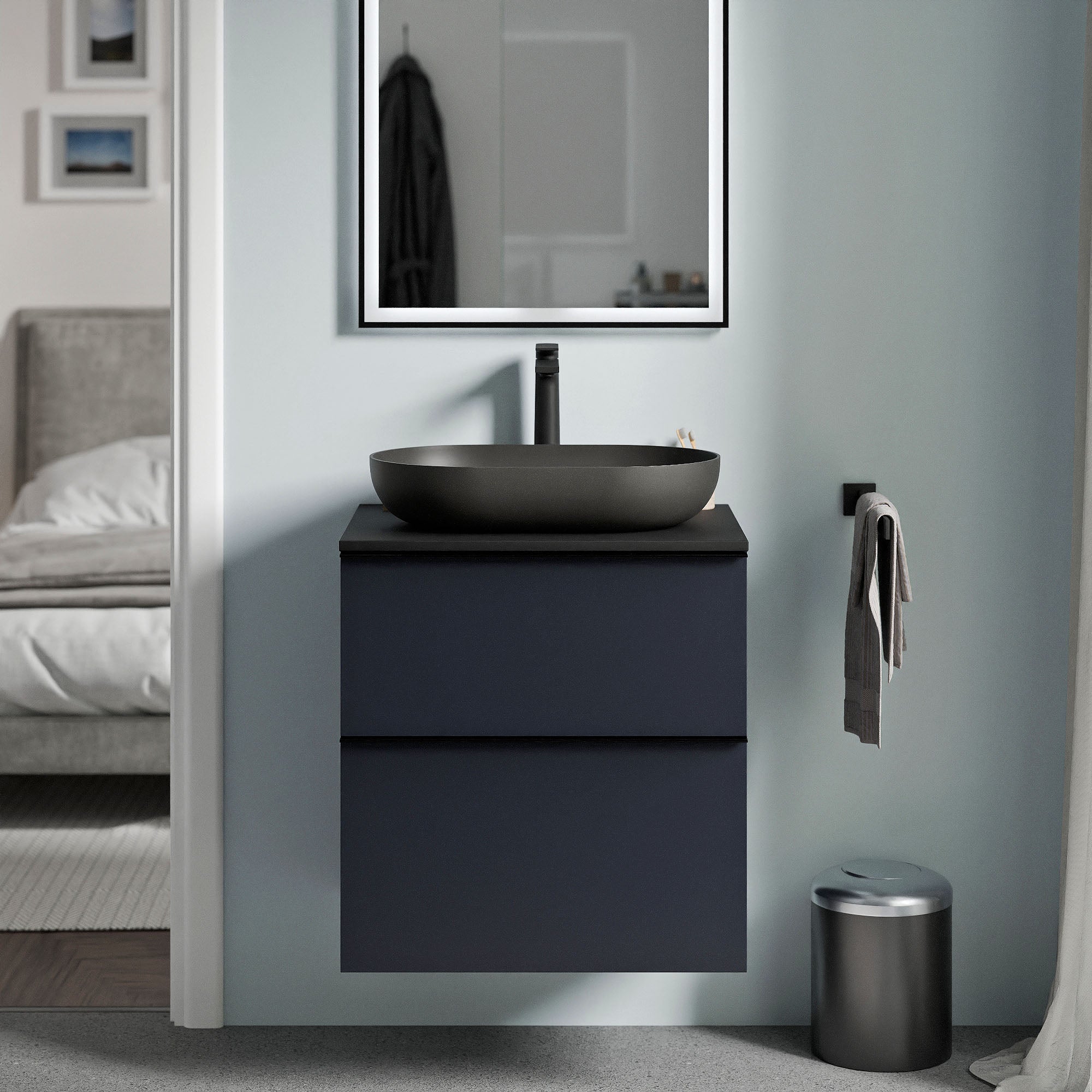 Meuble salle de bain LAVOA 60 cm