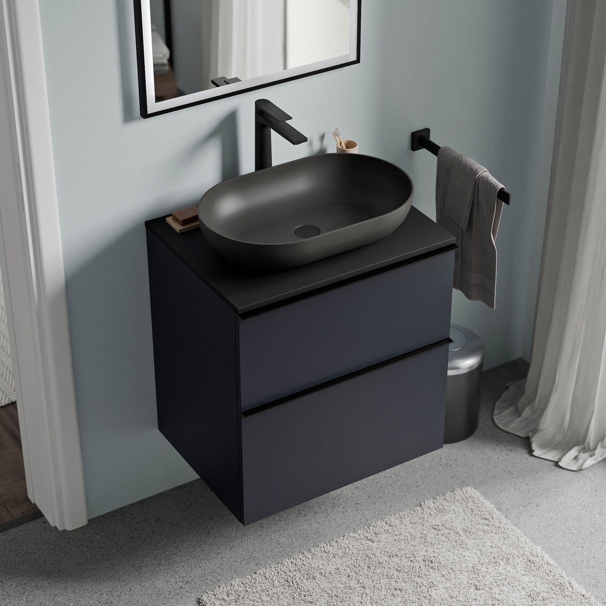 Meuble salle de bain LAVOA 60 cm
