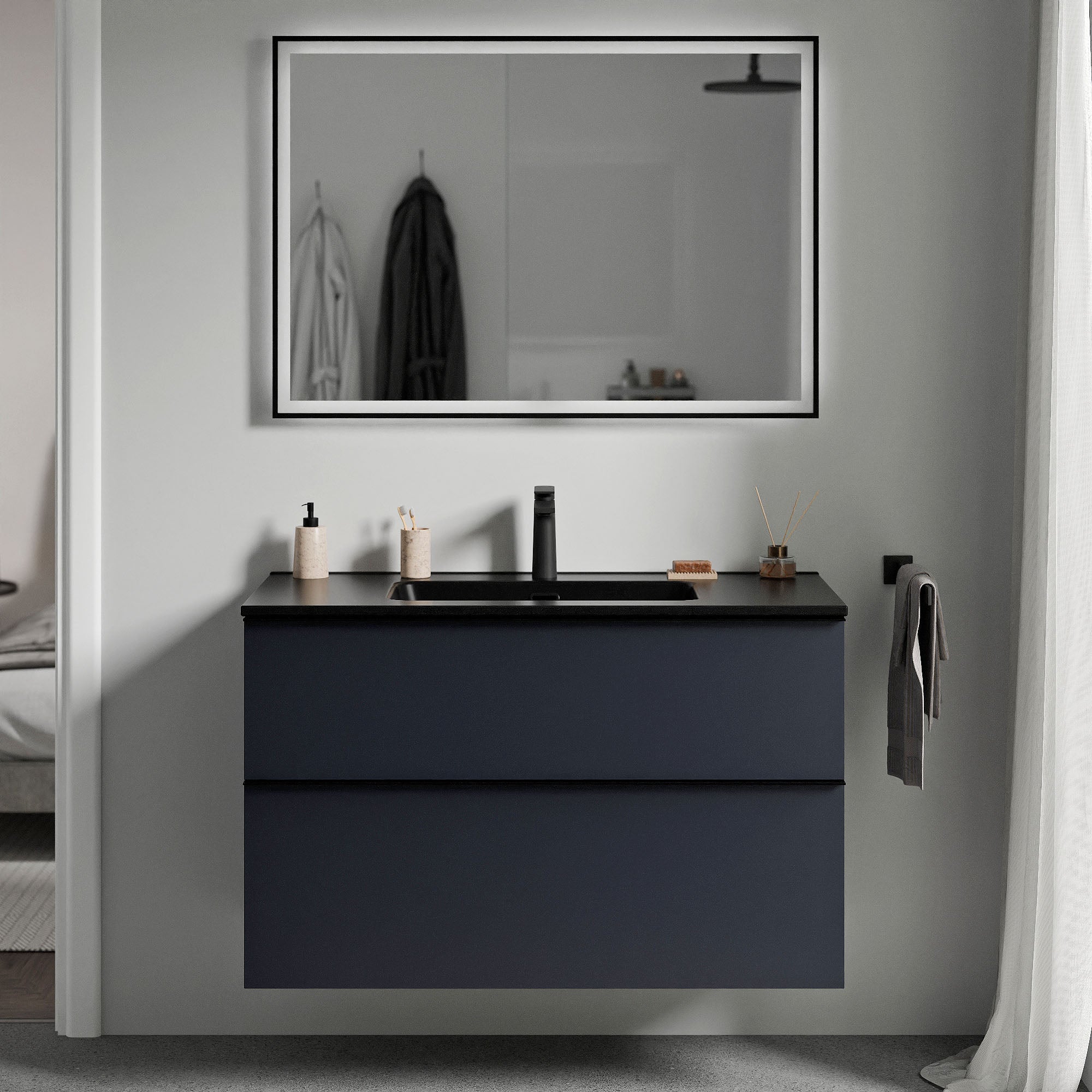 Meuble salle de bain LAVOA 100 cm