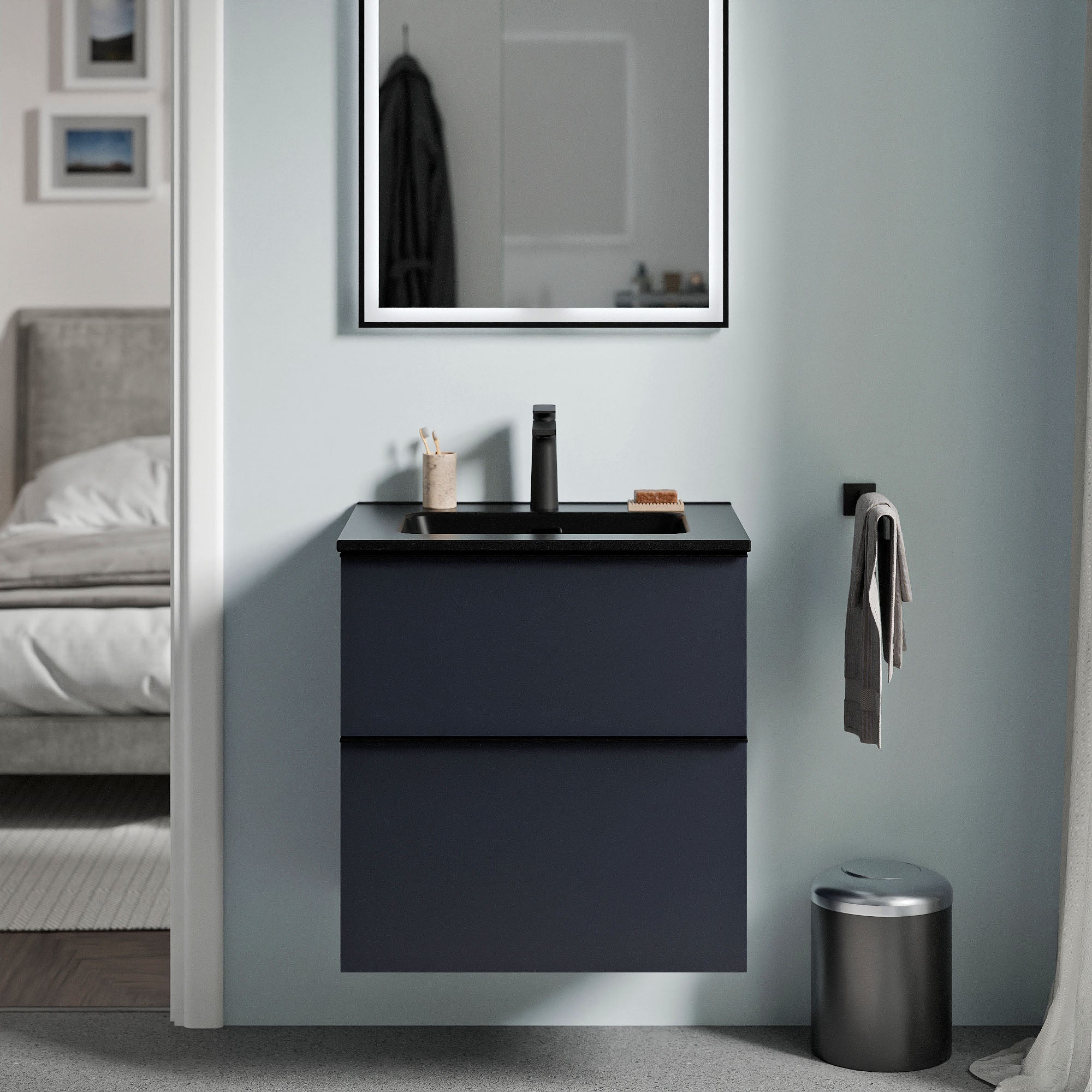 Meuble salle de bain LAVOA 60 cm