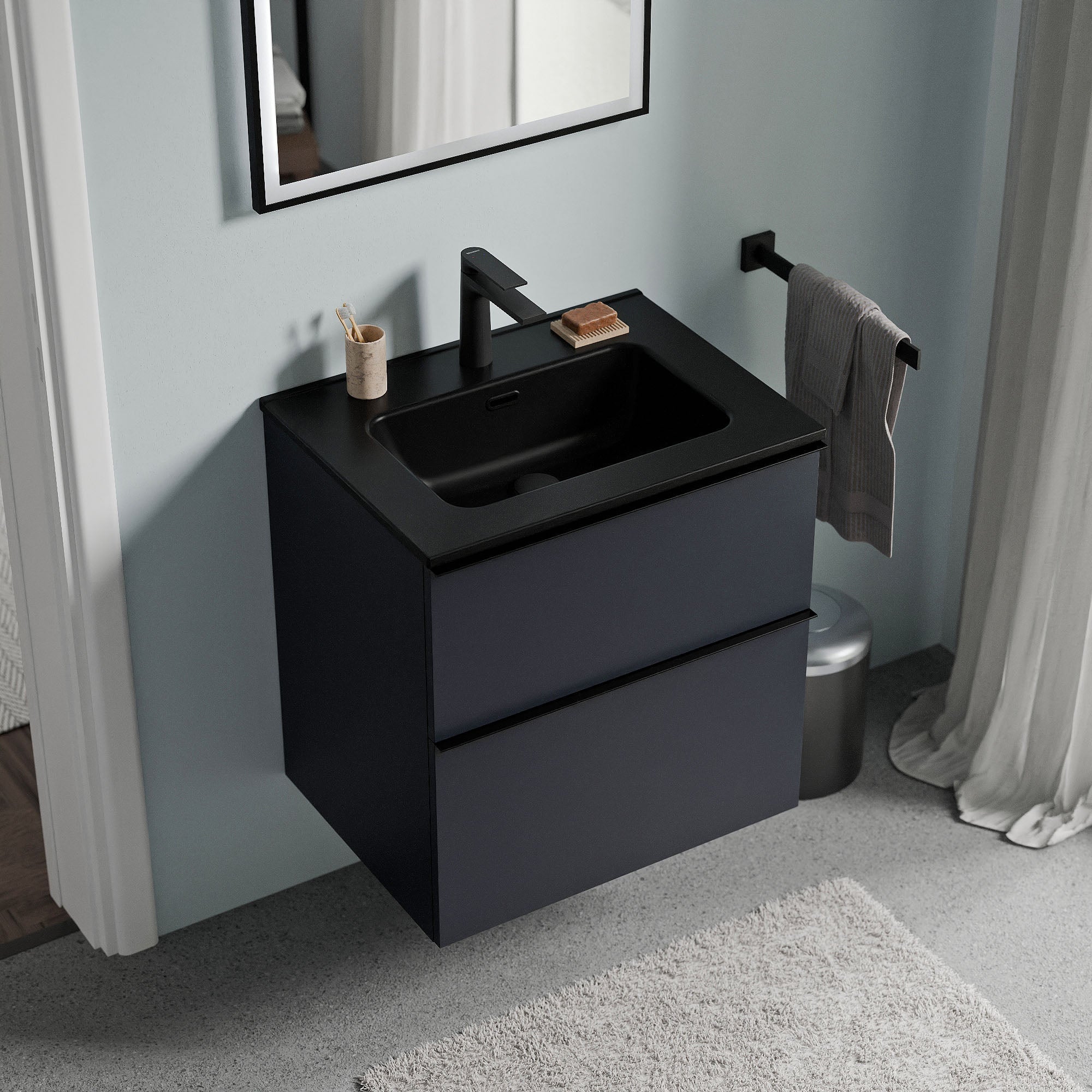Meuble salle de bain LAVOA 60 cm