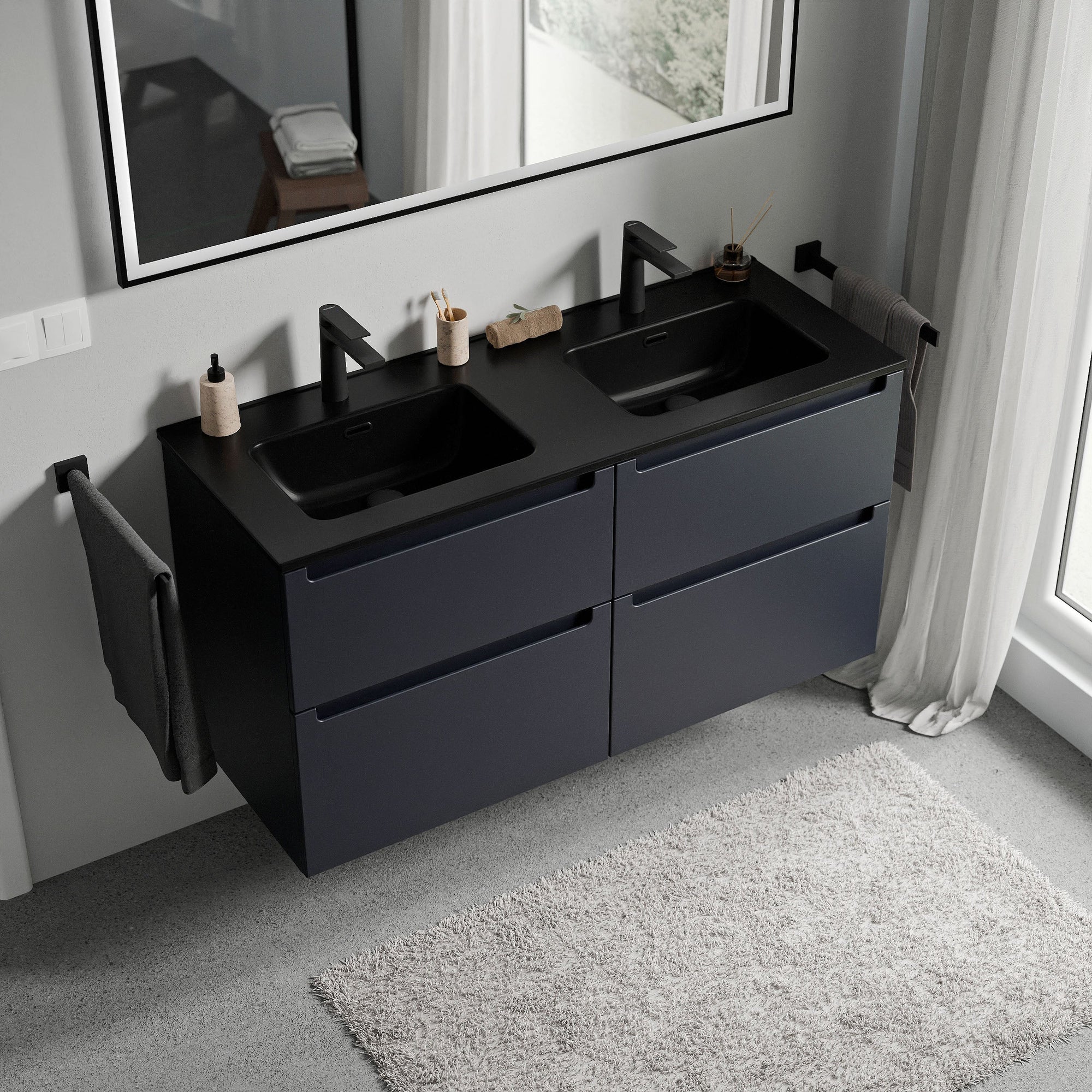 Meuble salle de bain VIREO 120 cm
