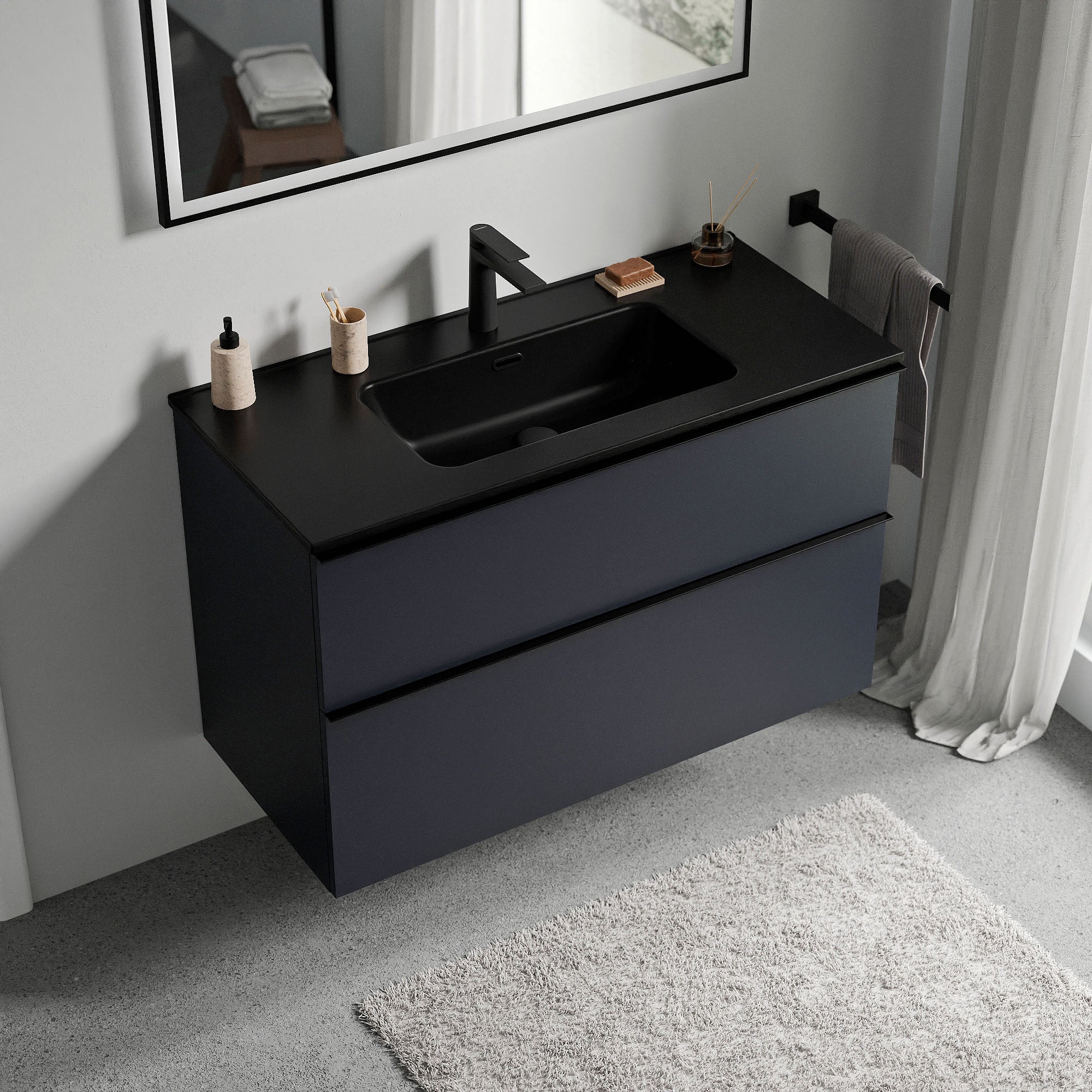 Meuble salle de bain LAVOA 100 cm