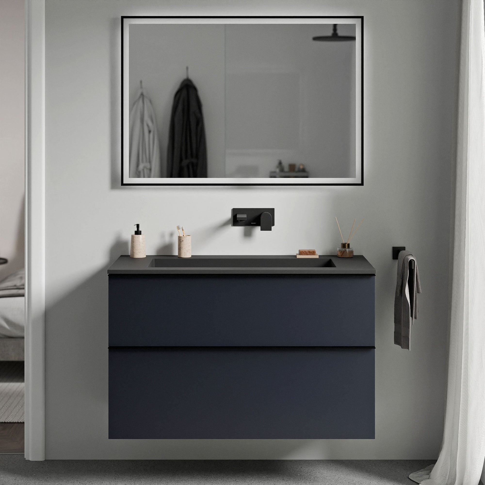 Meuble salle de bain LAVOA 100 cm