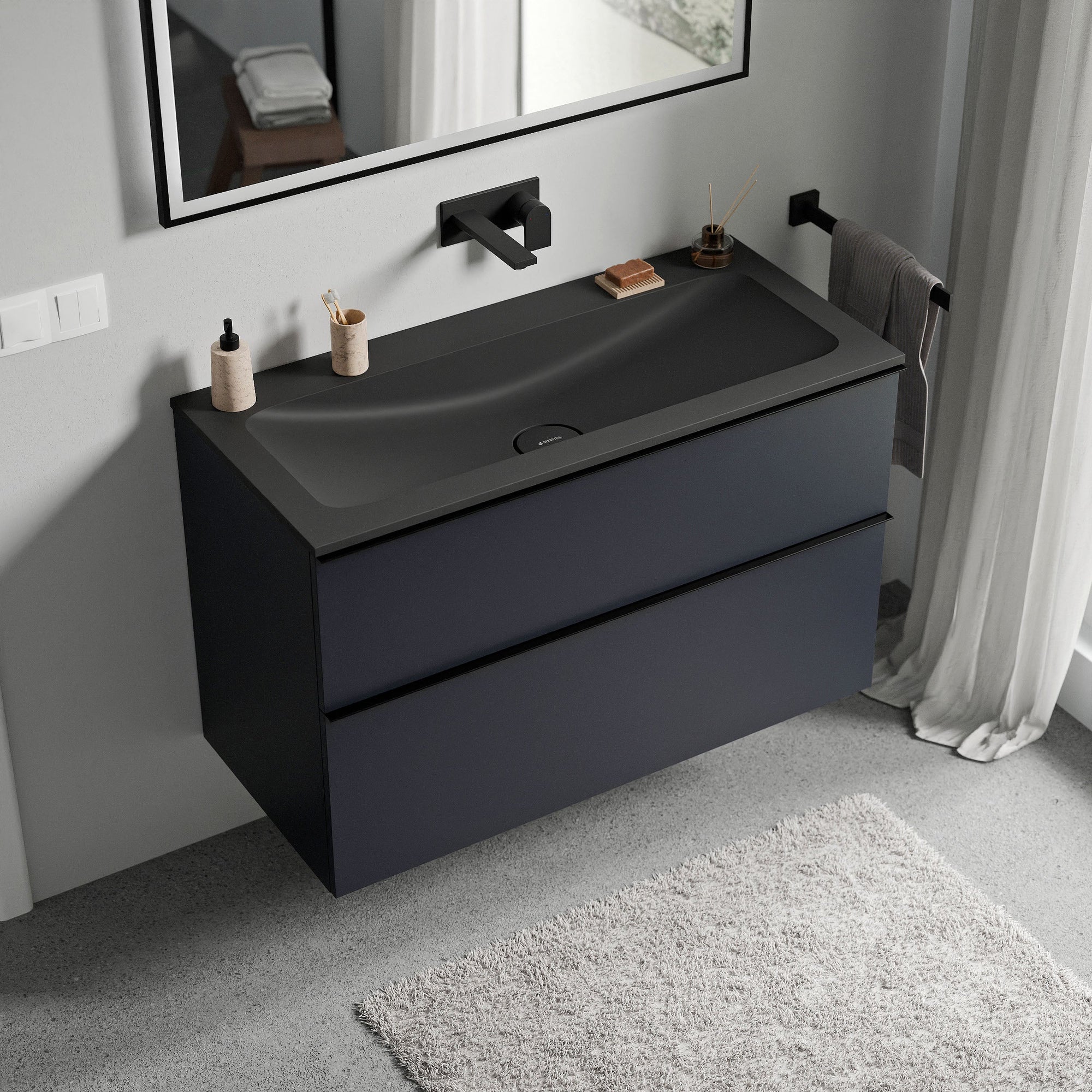 Meuble salle de bain LAVOA 100 cm