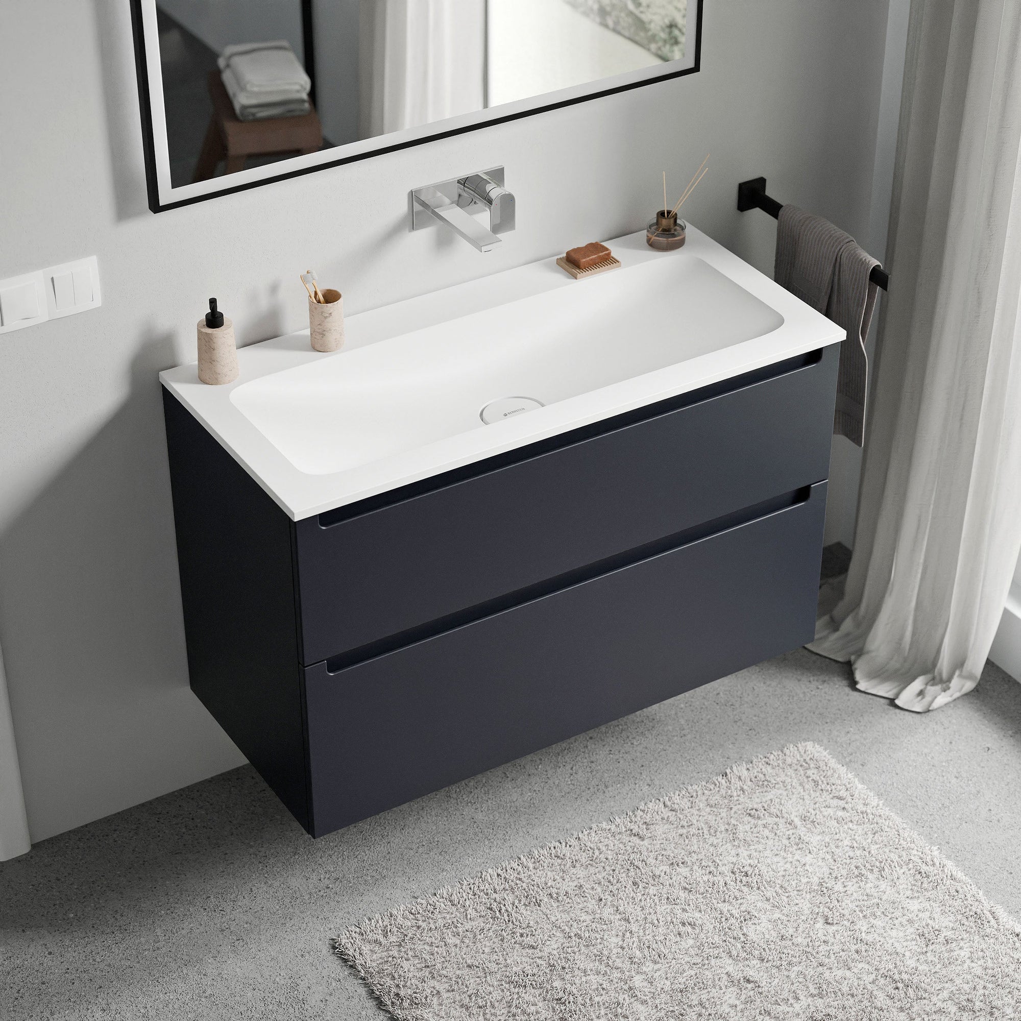 Meuble salle de bain VIREO 100 cm