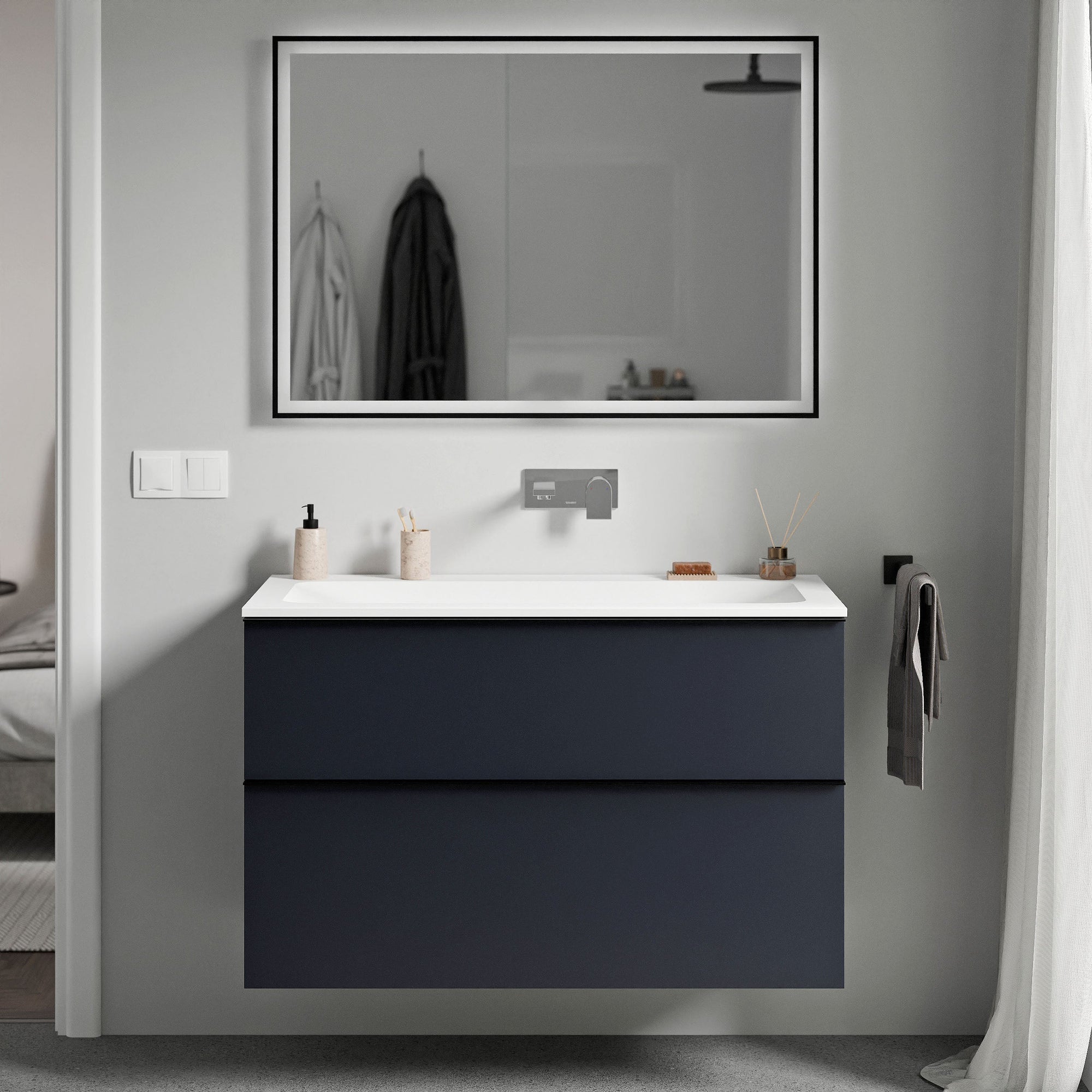 Meuble salle de bain LAVOA 100 cm