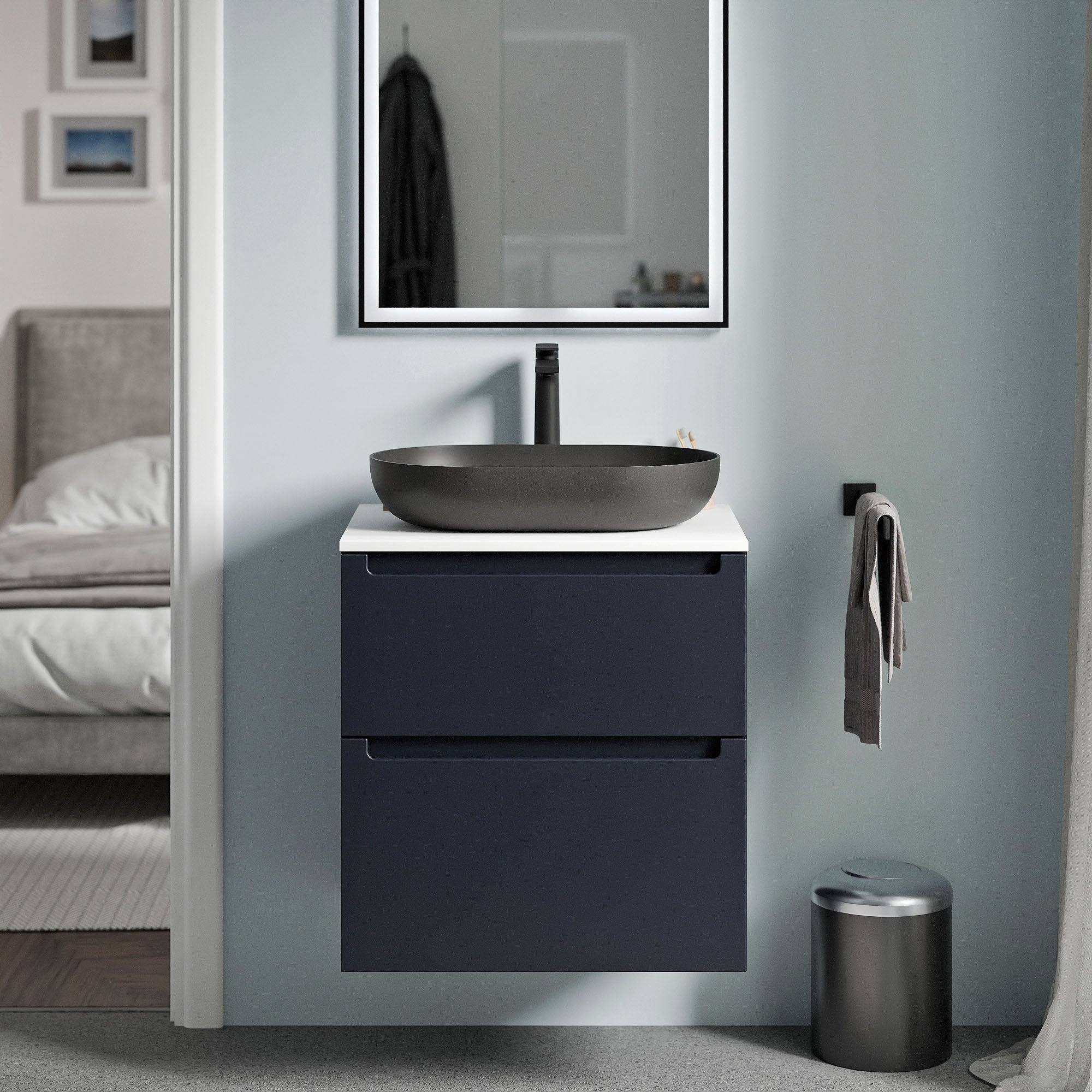 Meuble salle de bain VIREO 60 cm